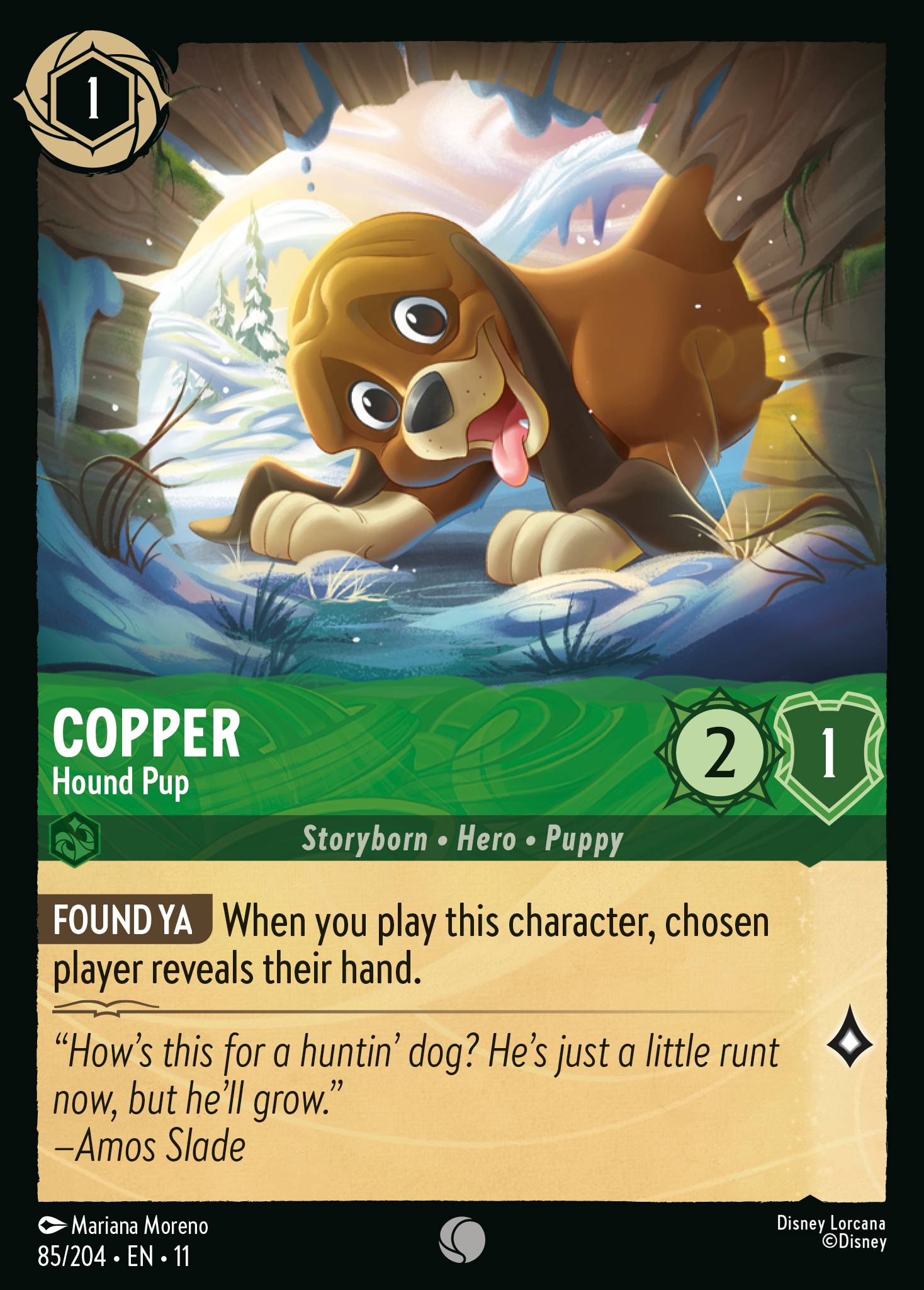 Copper - Hound Pup (English)