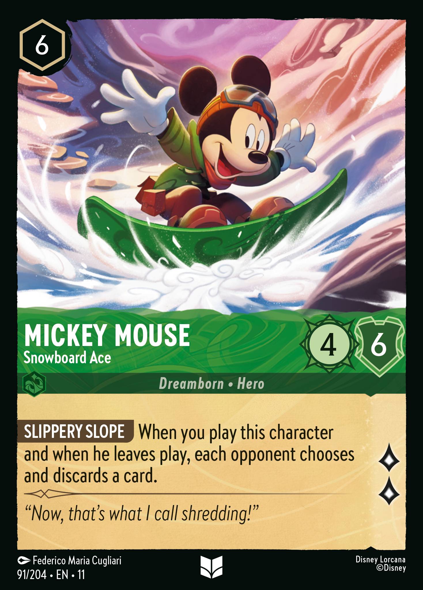 Mickey Mouse - Snowboard Ace (English)