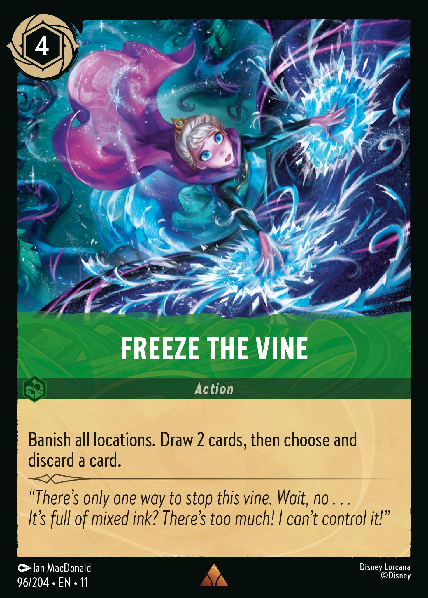 Freeze the Vine (English)