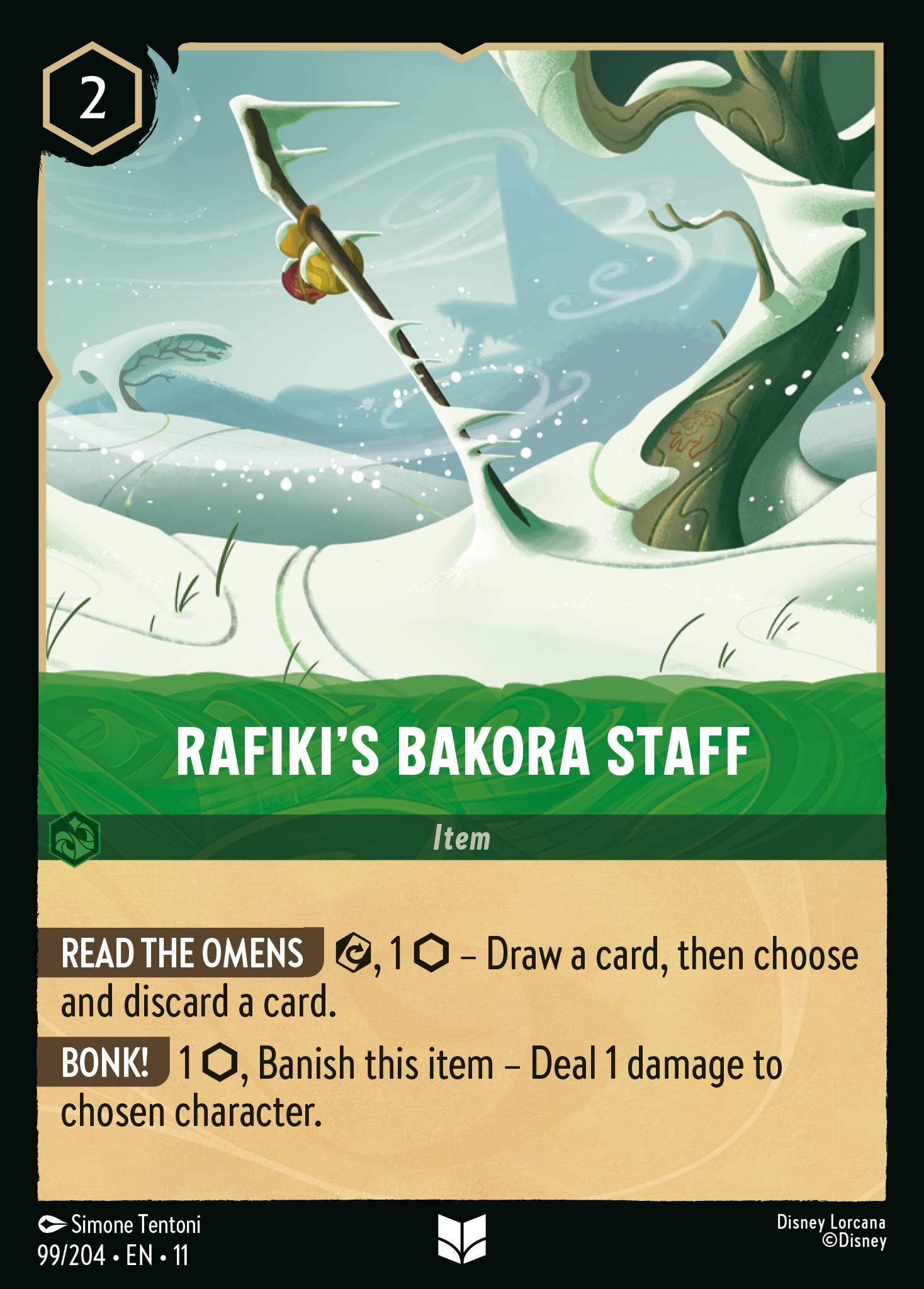 Rafiki's Bakora Staff (English)