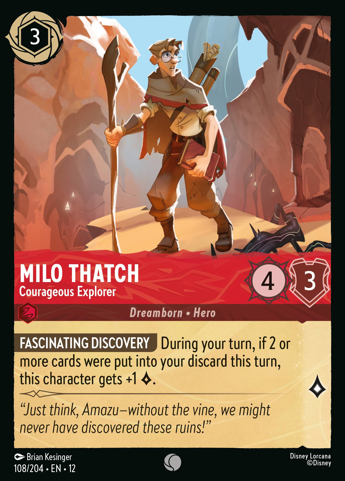 Milo Thatch - Courageous Explorer (English)