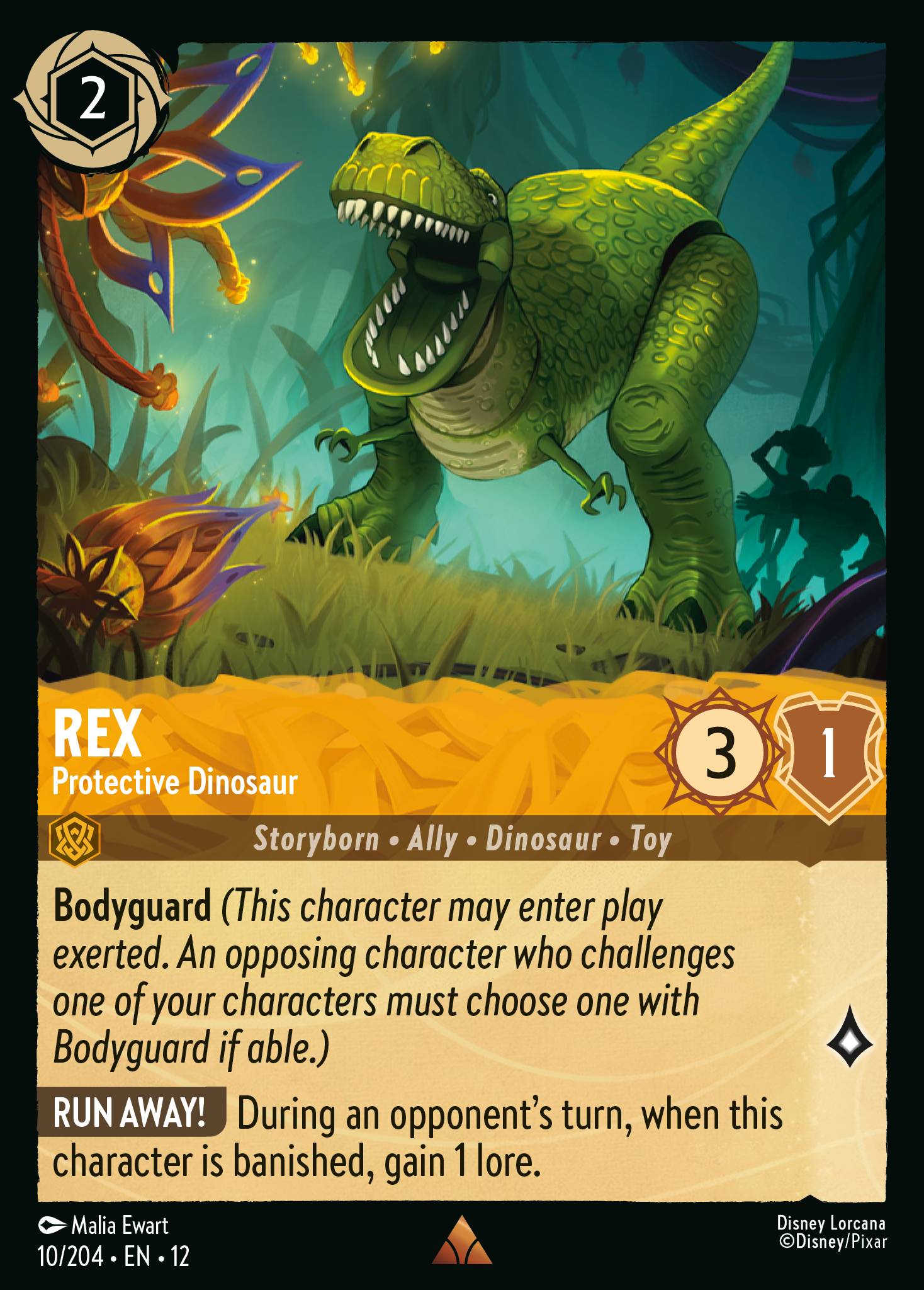 Rex - Protective Dinosaur (English)