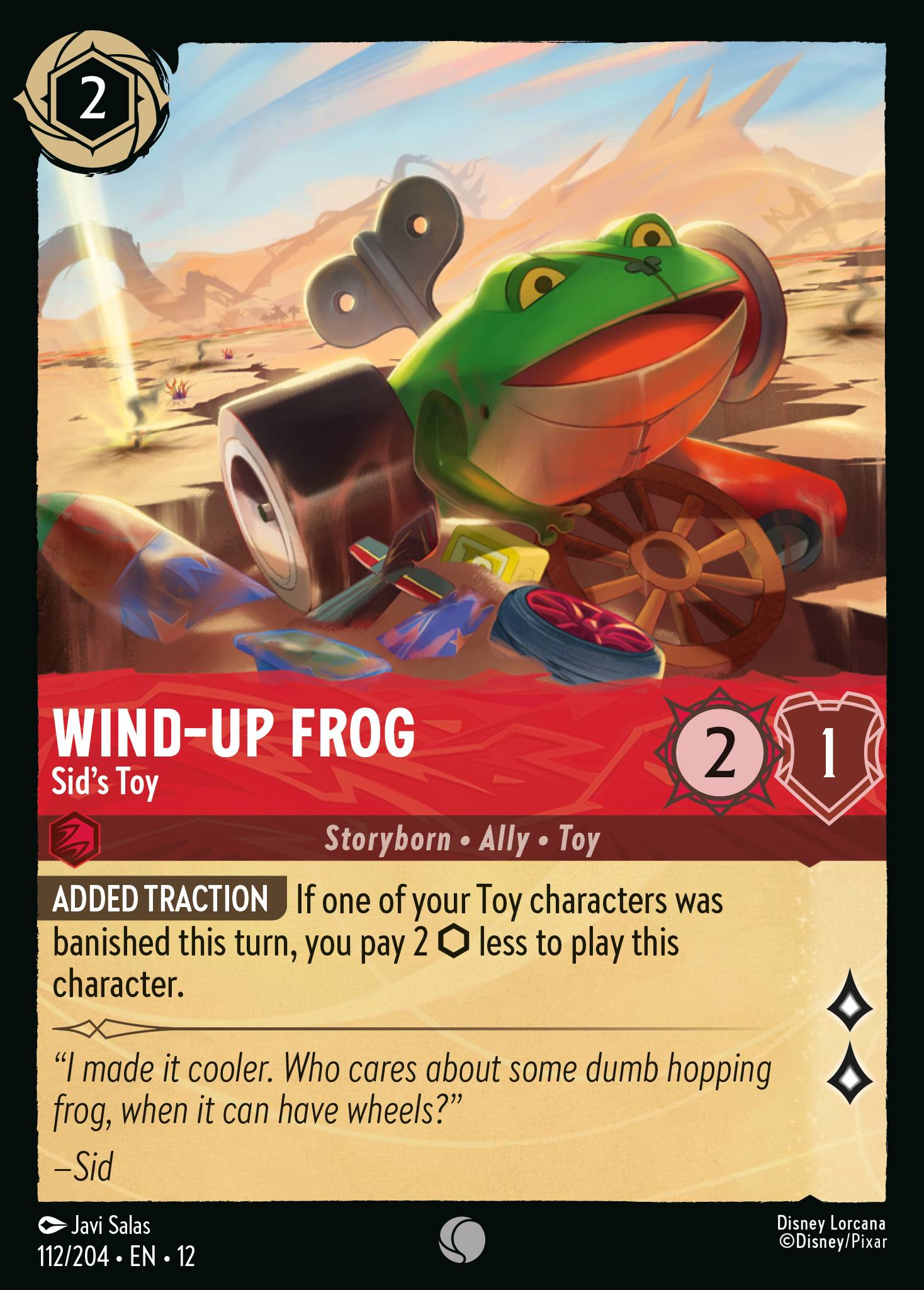 Wind-Up Frog - Sid's Toy (English)