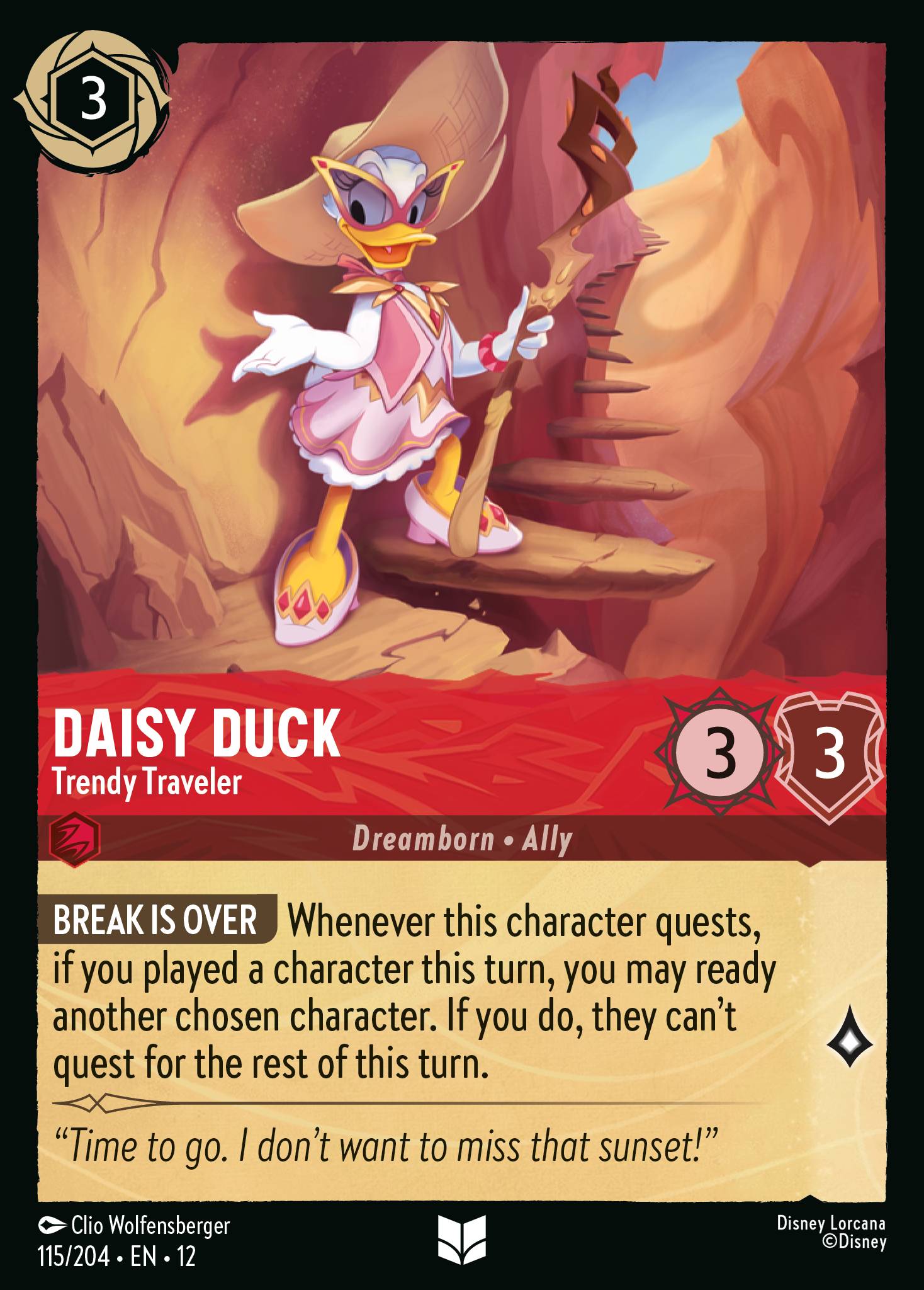 Daisy Duck - Trendy Traveler (English)