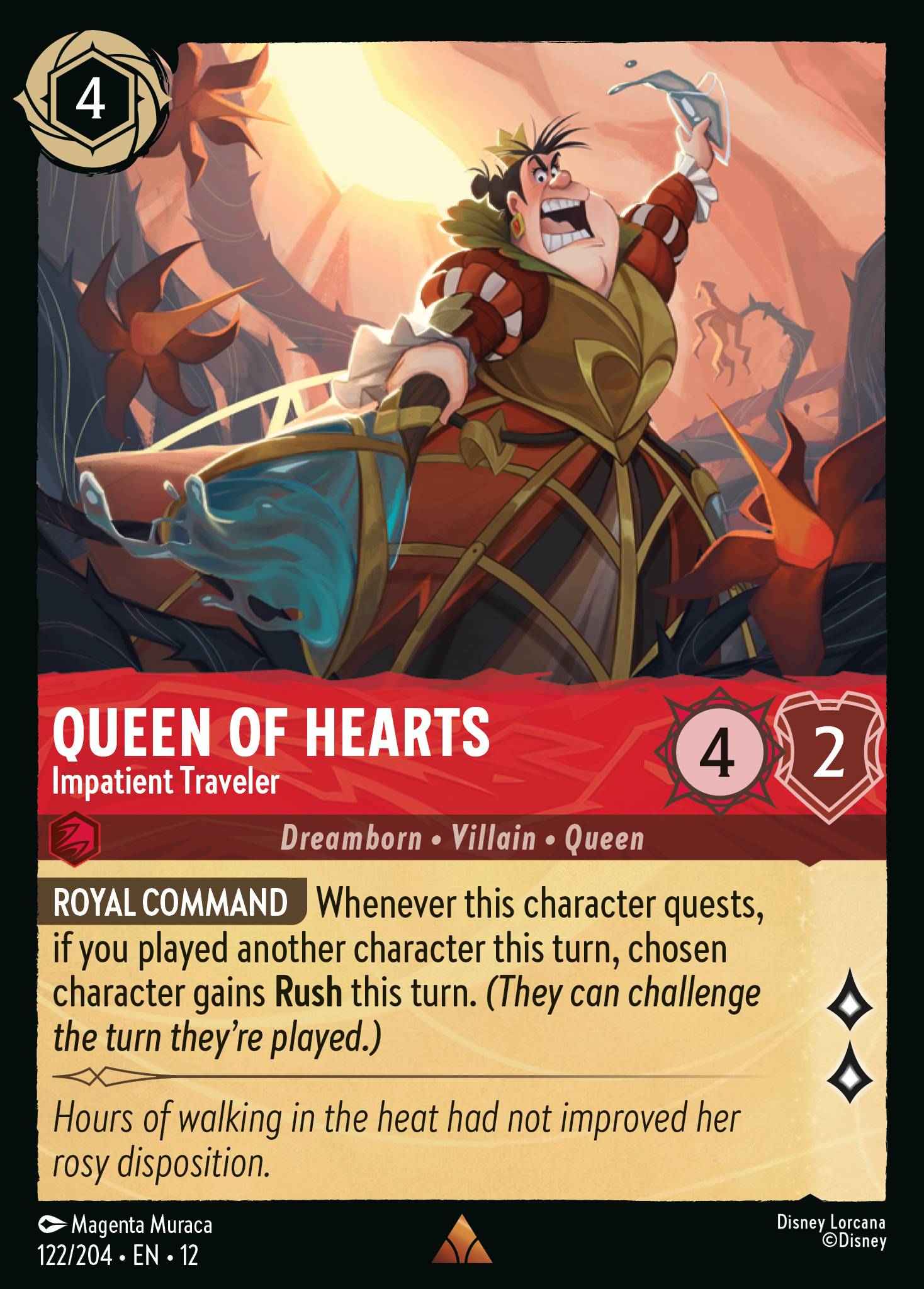 Queen of Hearts - Impatient Traveler (English)