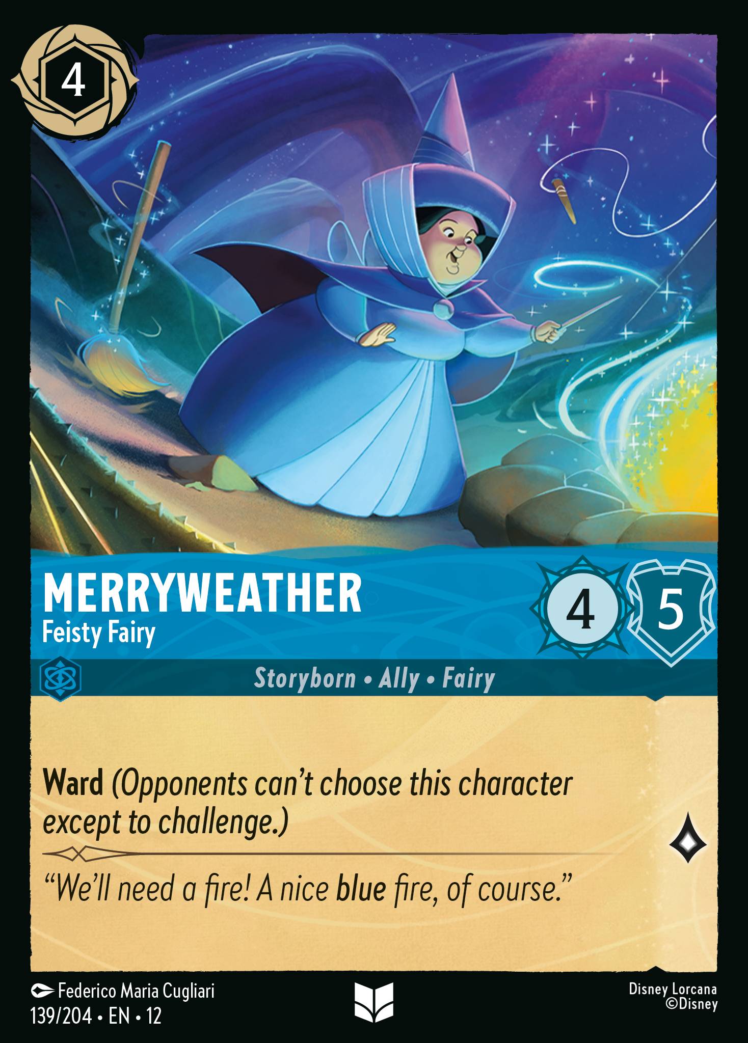 Merryweather - Feisty Fairy (English)