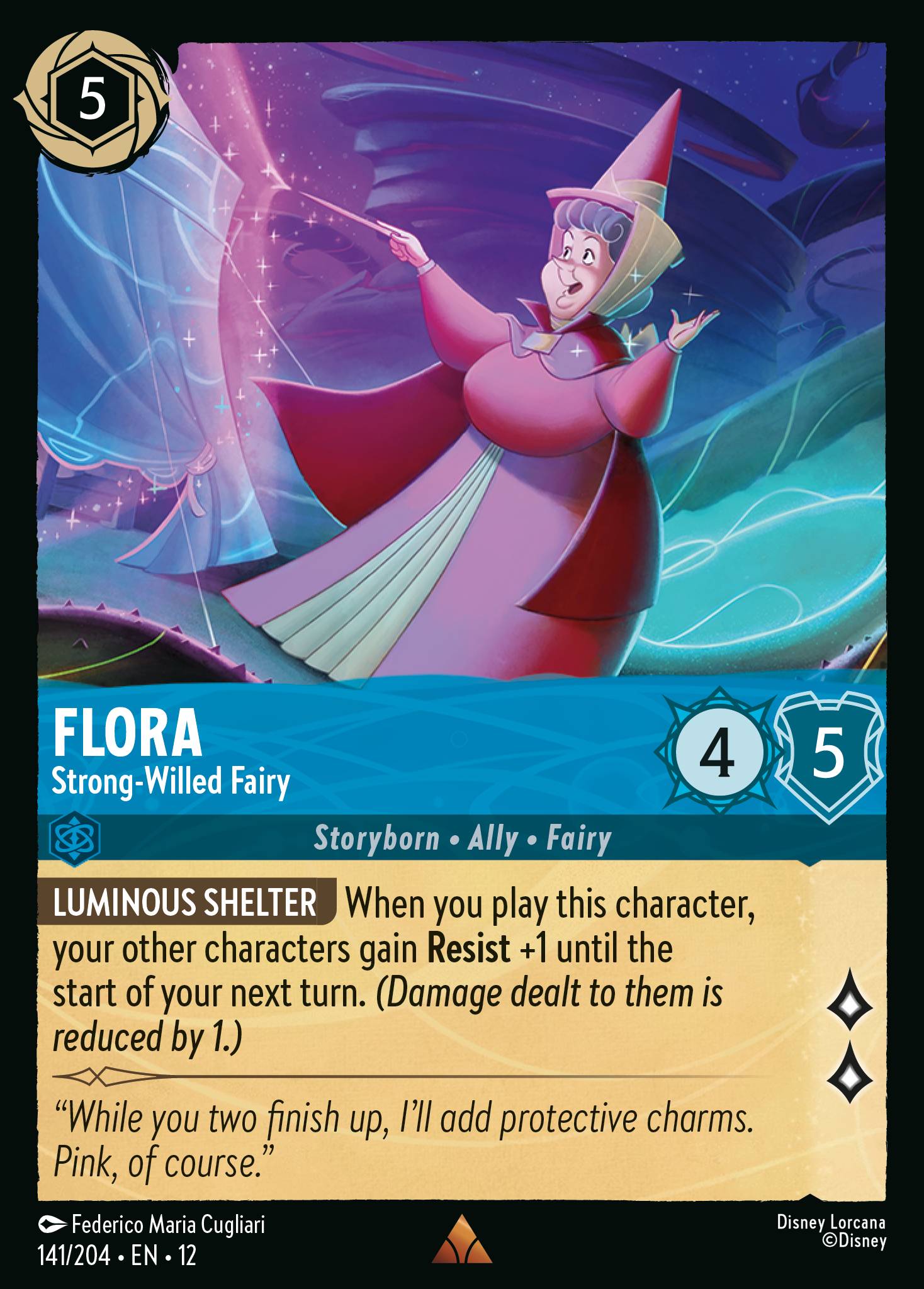 Flora - Strong-Willed Fairy (English)