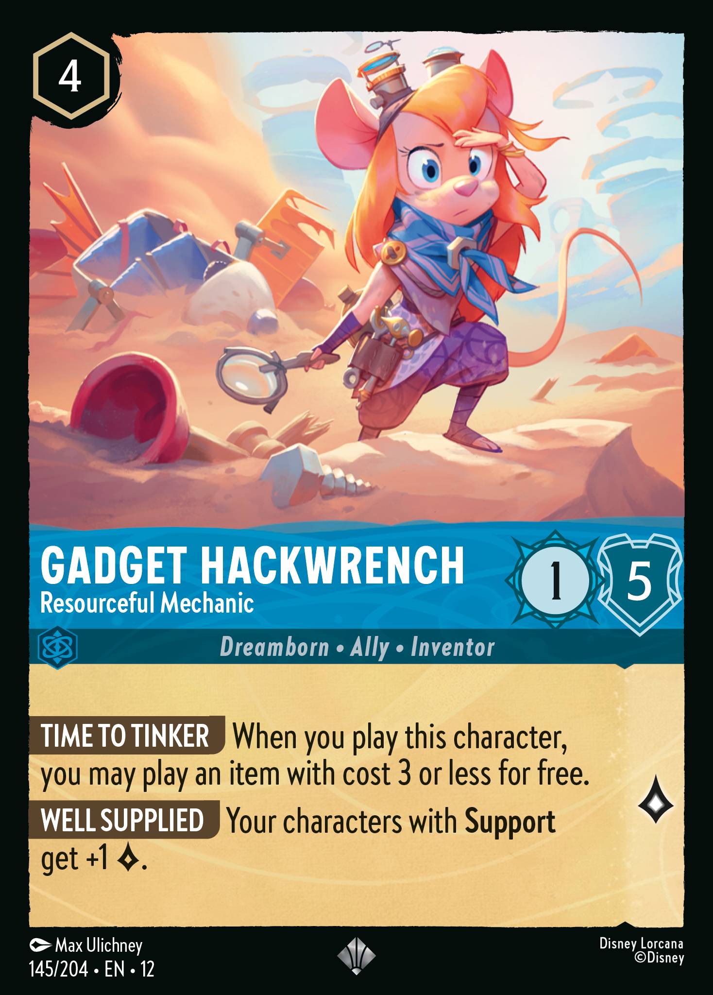 Gadget Hackwrench - Resourceful Mechanic (English)