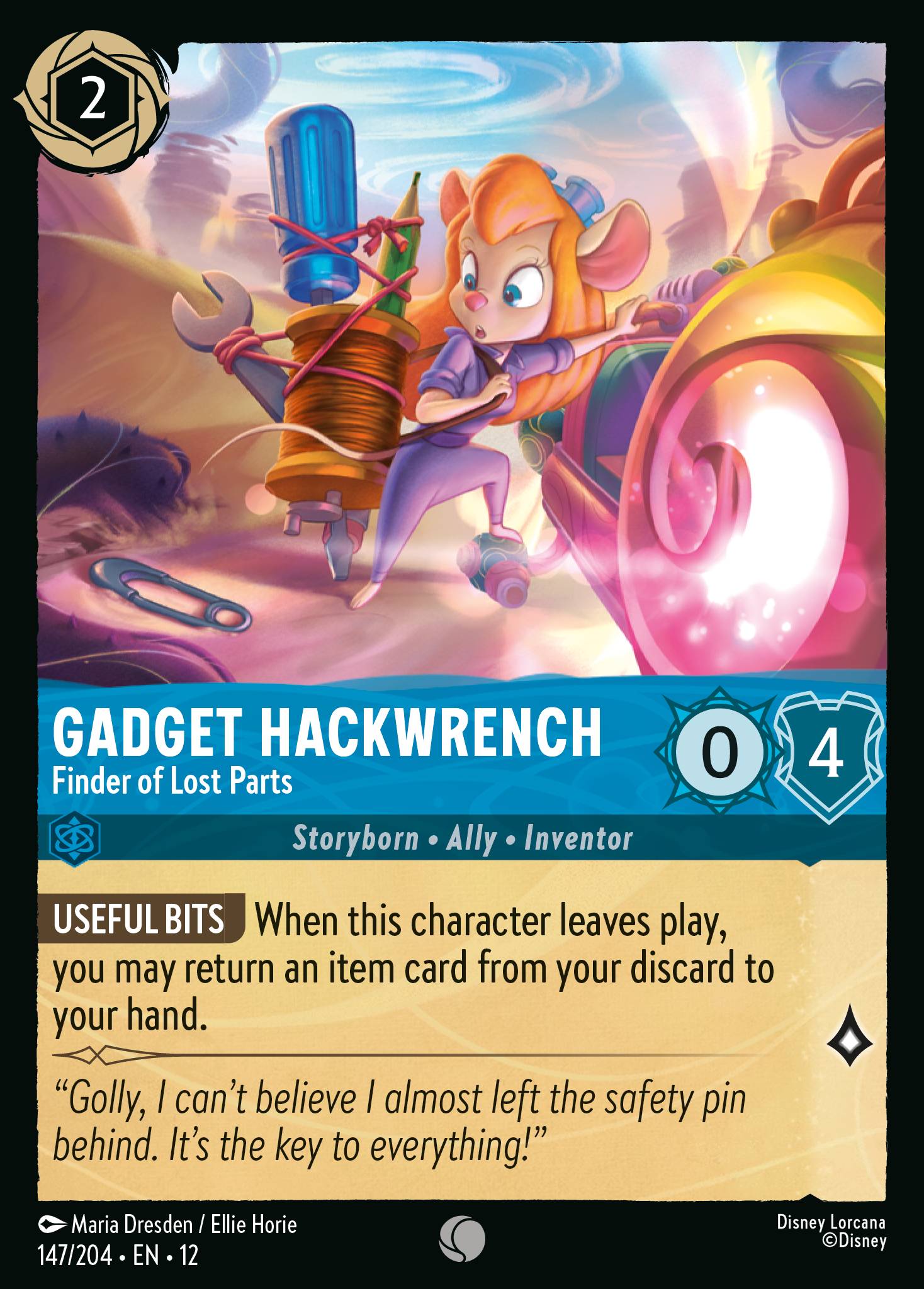 Gadget Hackwrench - Finder of Lost Parts (English)