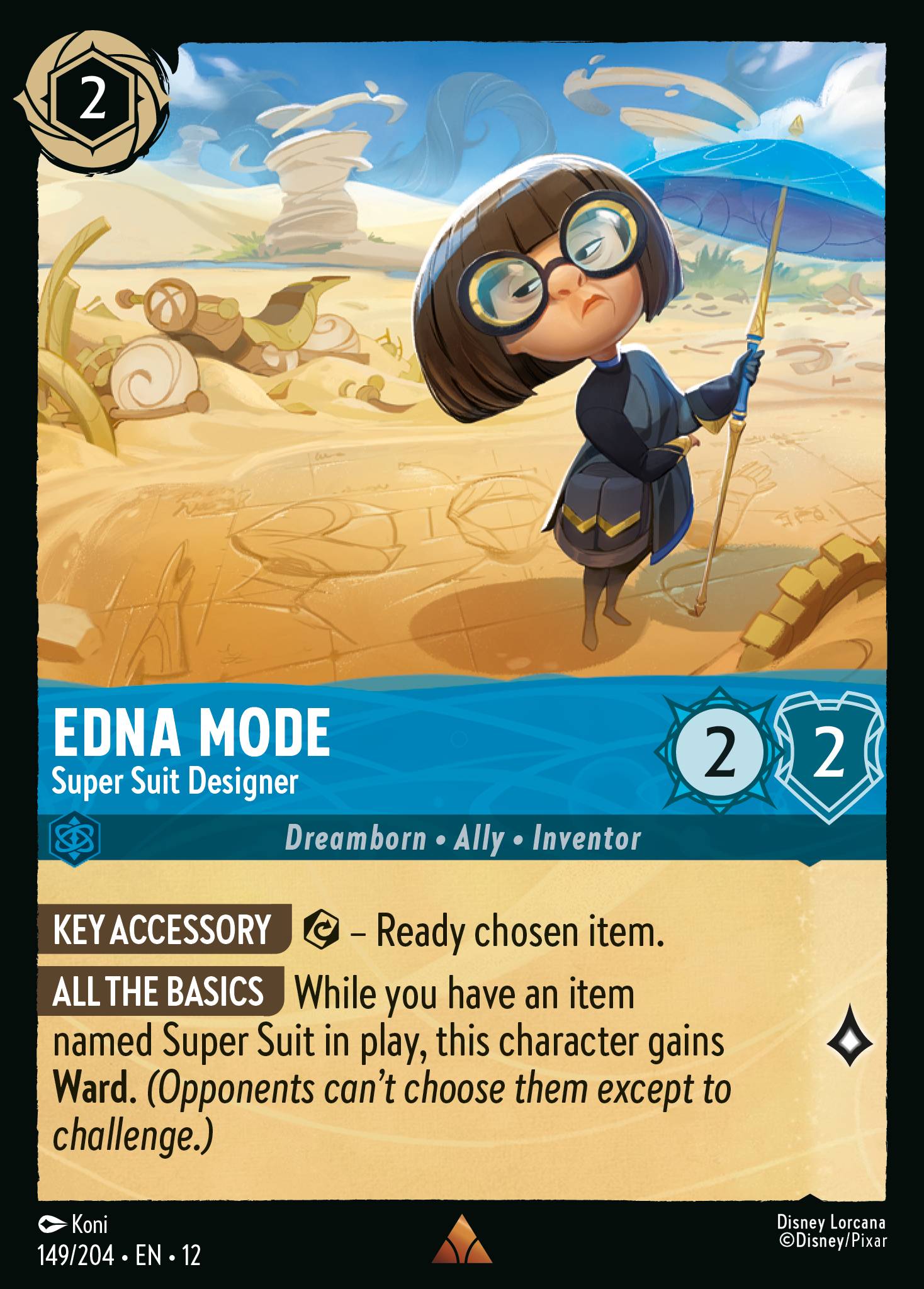 Edna Mode - Super Suit Designer (English)