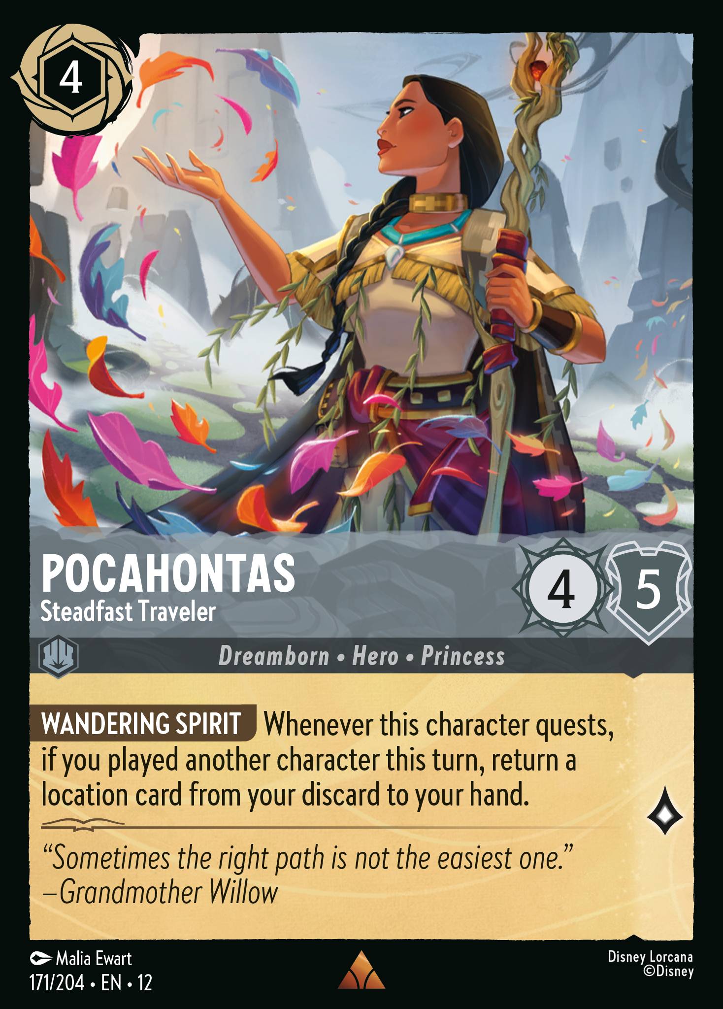 Pocahontas - Steadfast Traveler (English)