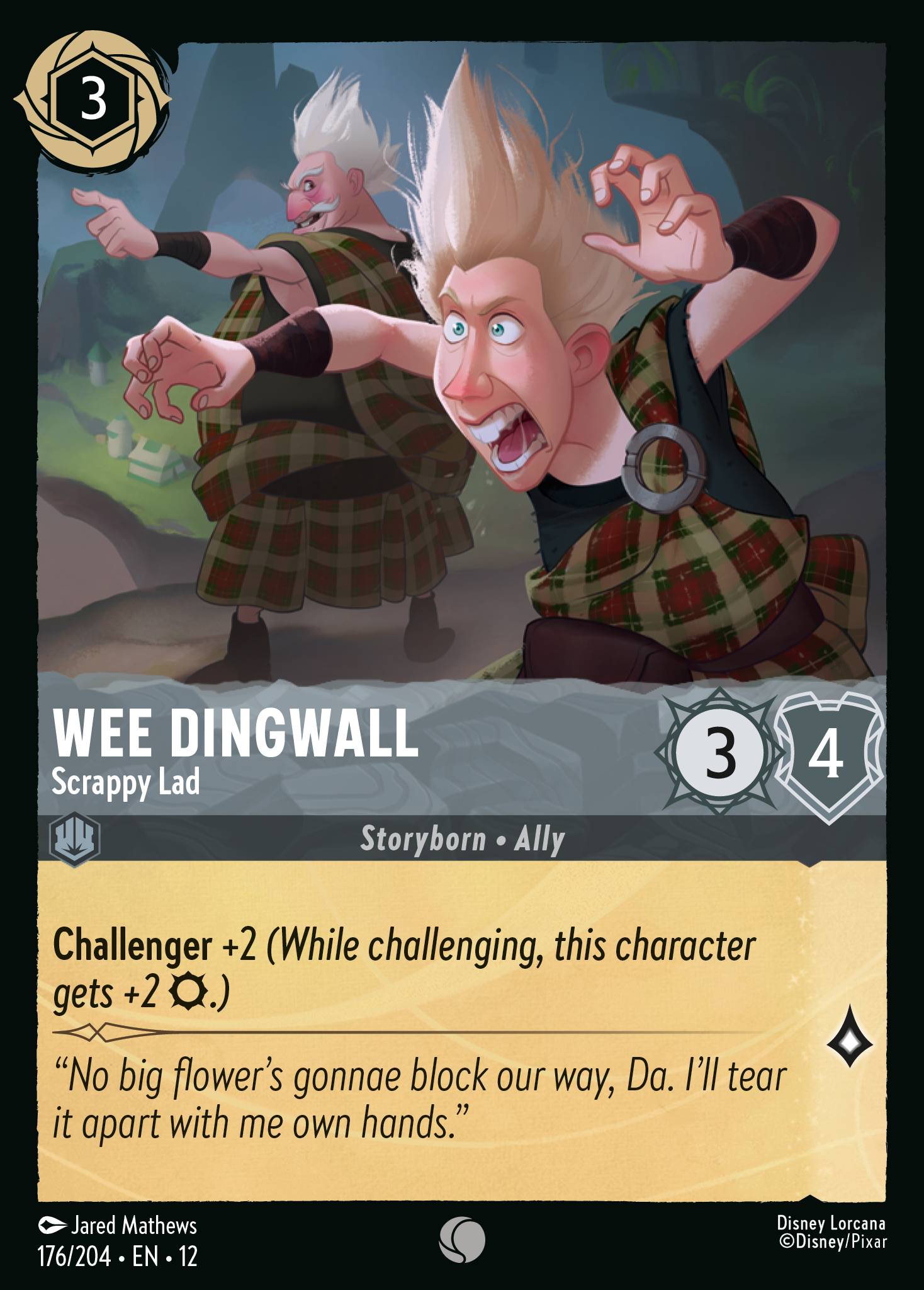 Wee Dingwall - Scrappy Lad (English)