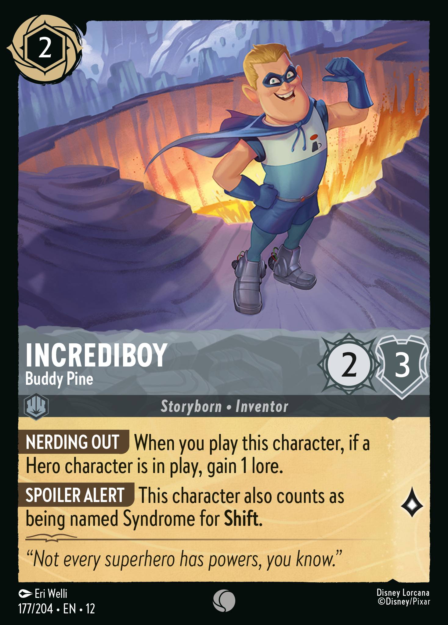 Incrediboy - Buddy Pine (English)