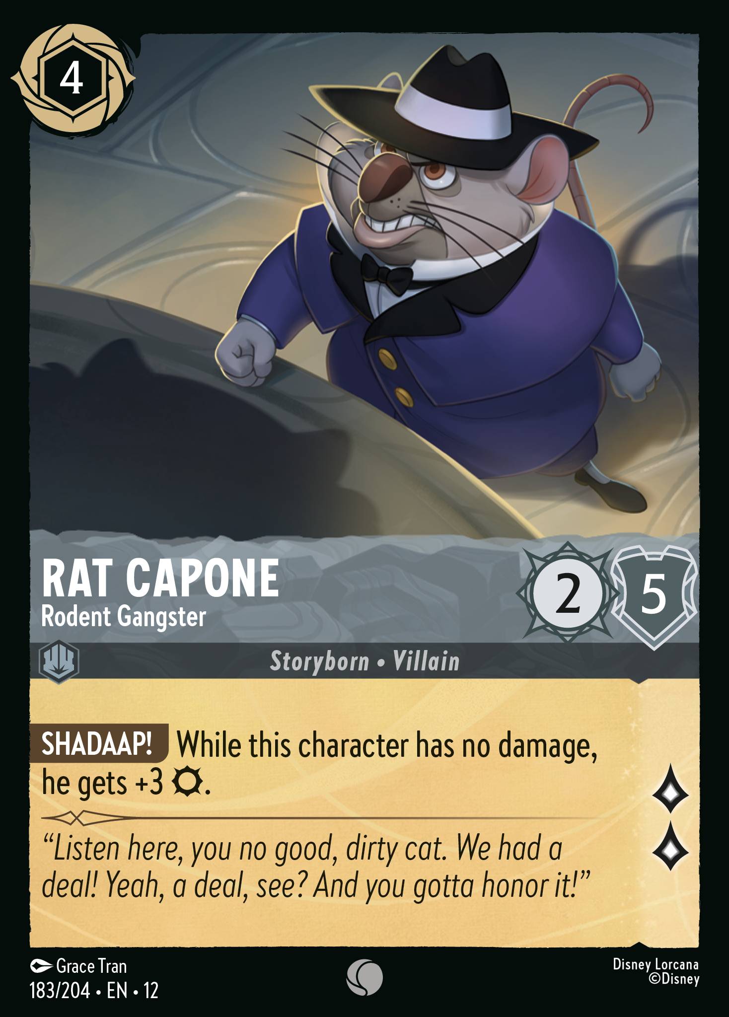 Rat Capone - Rodent Gangster (English)