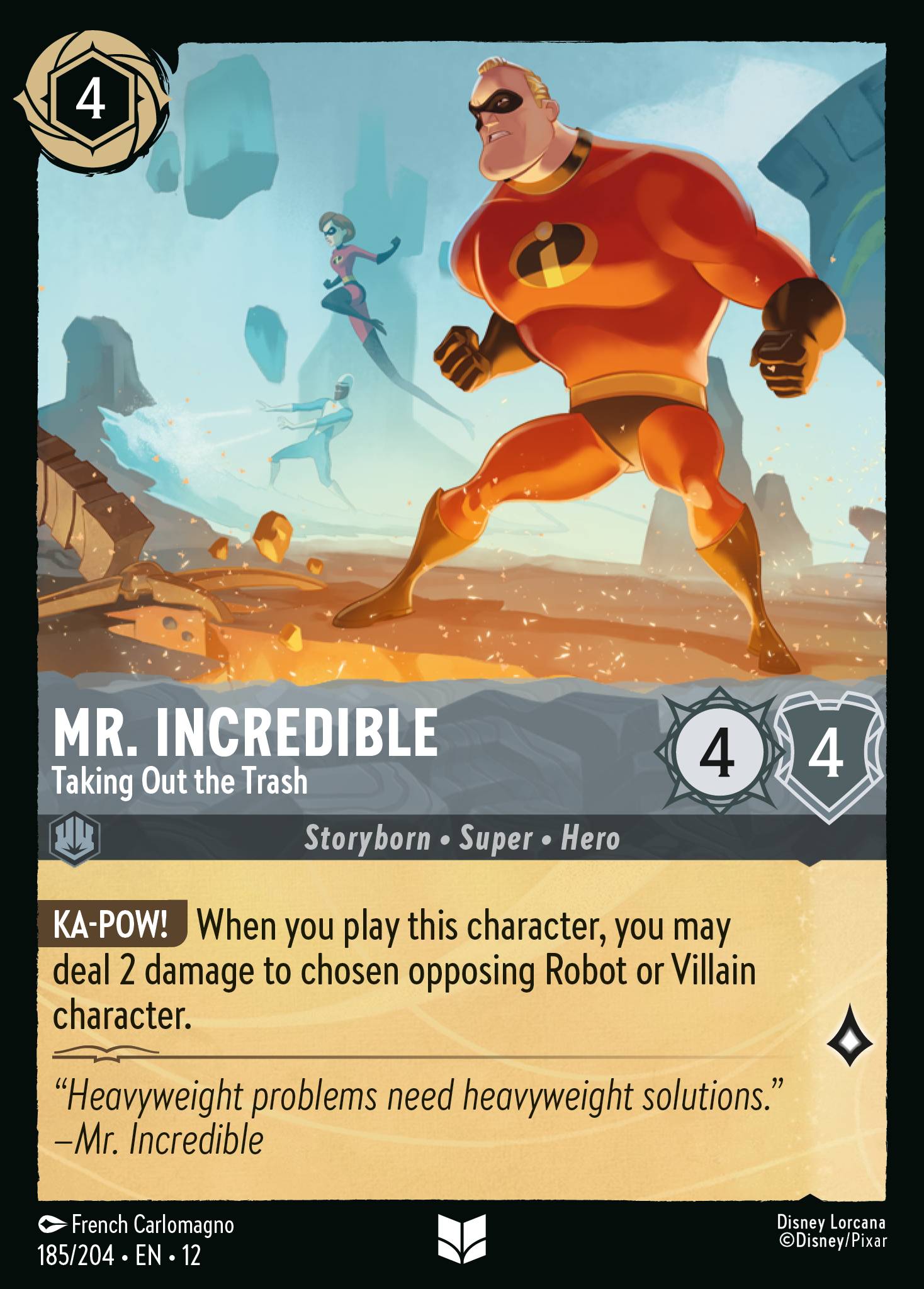 Mr. Incredible - Taking Out the Trash (English)