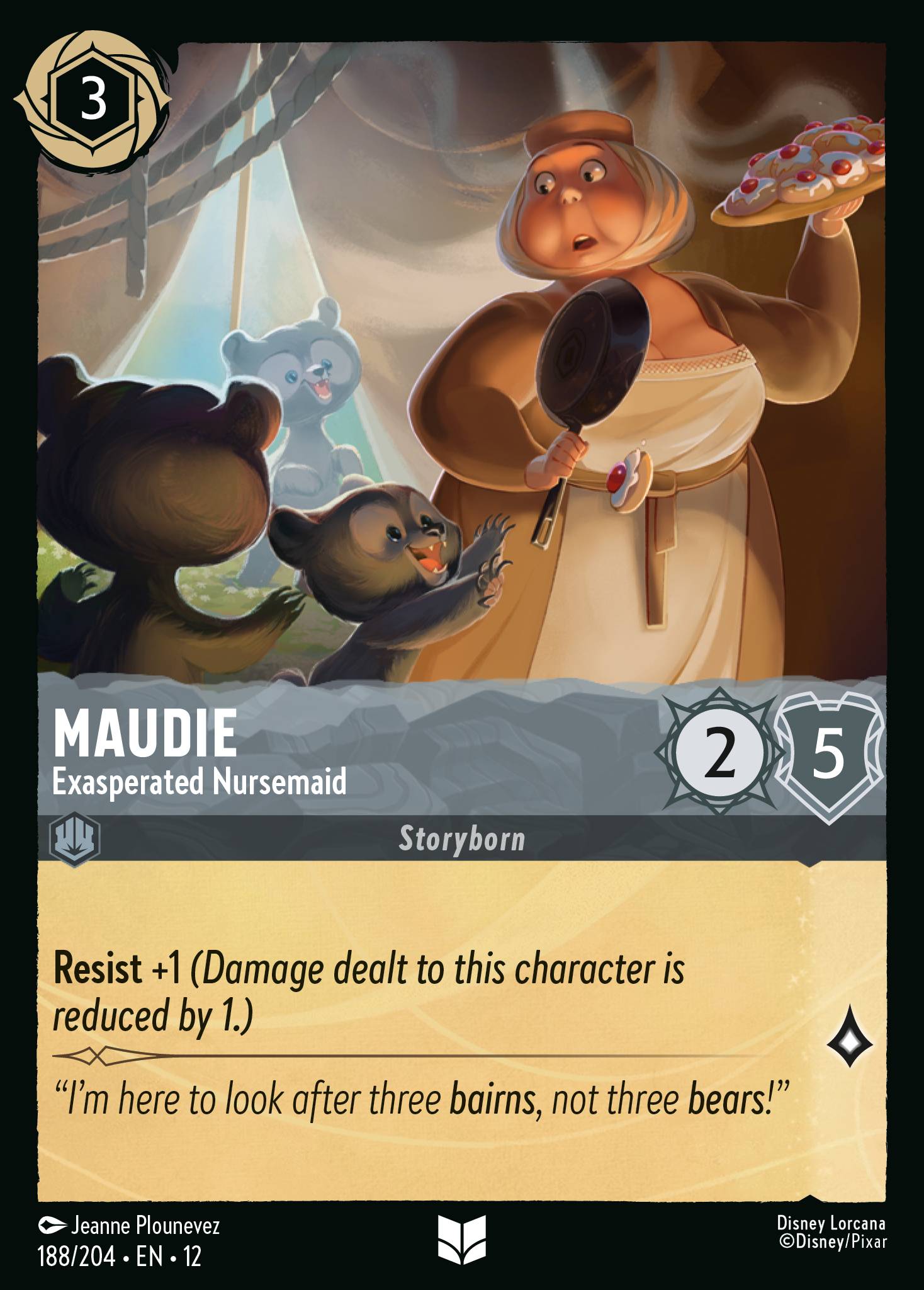 Maudie - Exasperated Nursemaid (English)