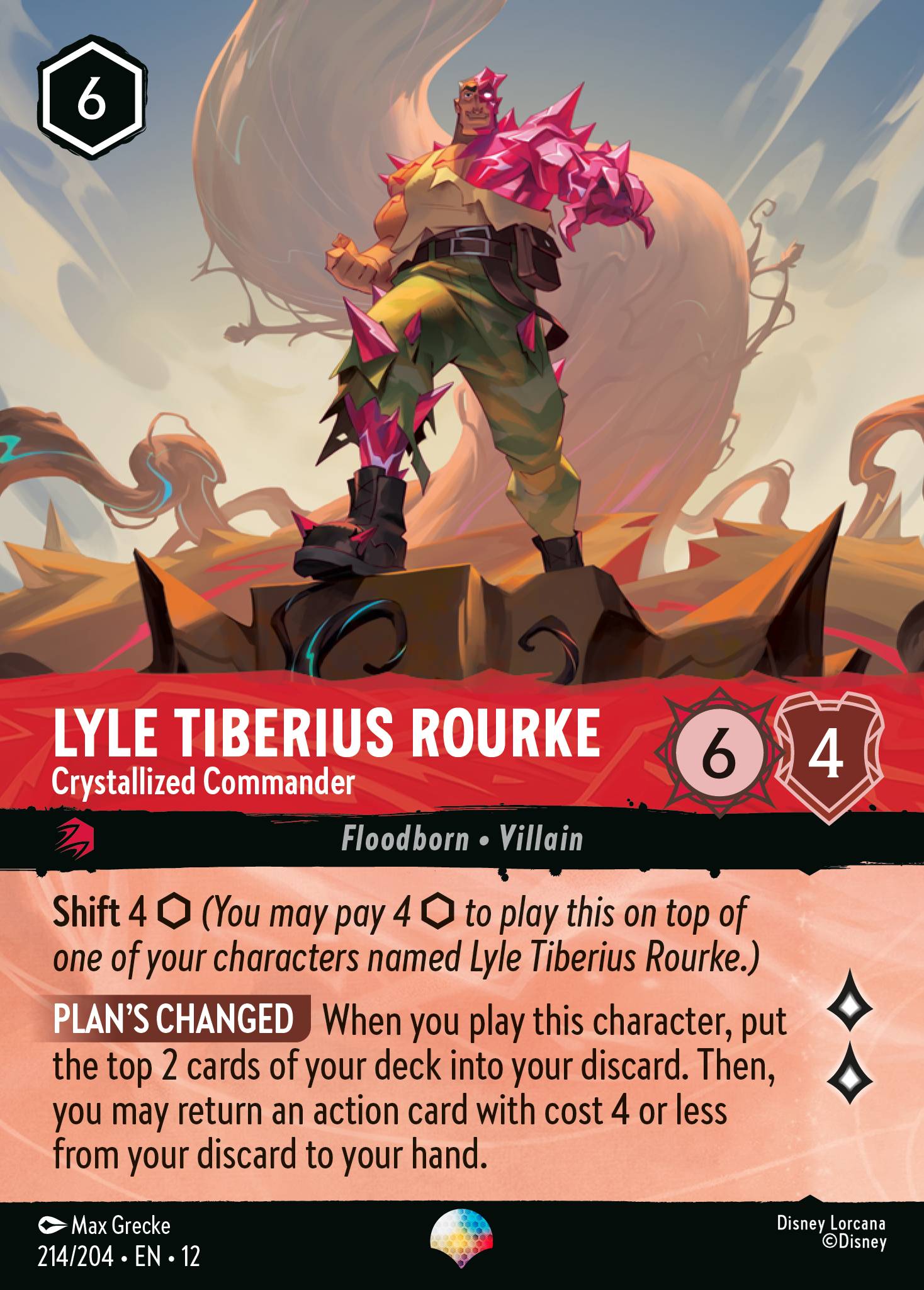 Lyle Tiberius Rourke - Crystallized Commander (Epic) (English)