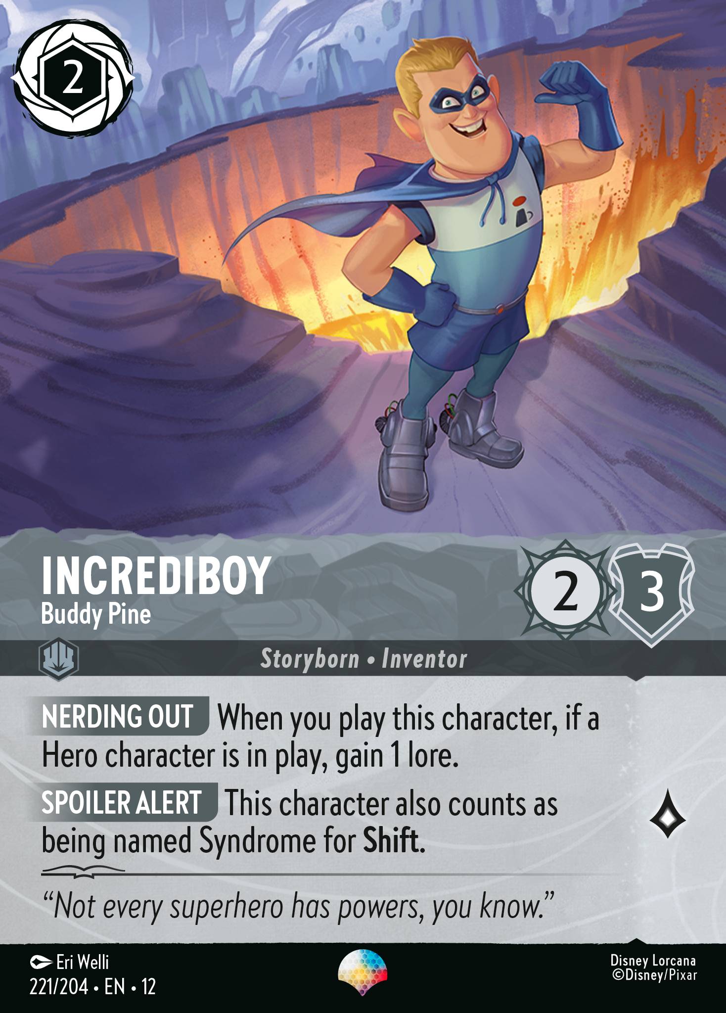 Incrediboy - Buddy Pine (Epic) (English)