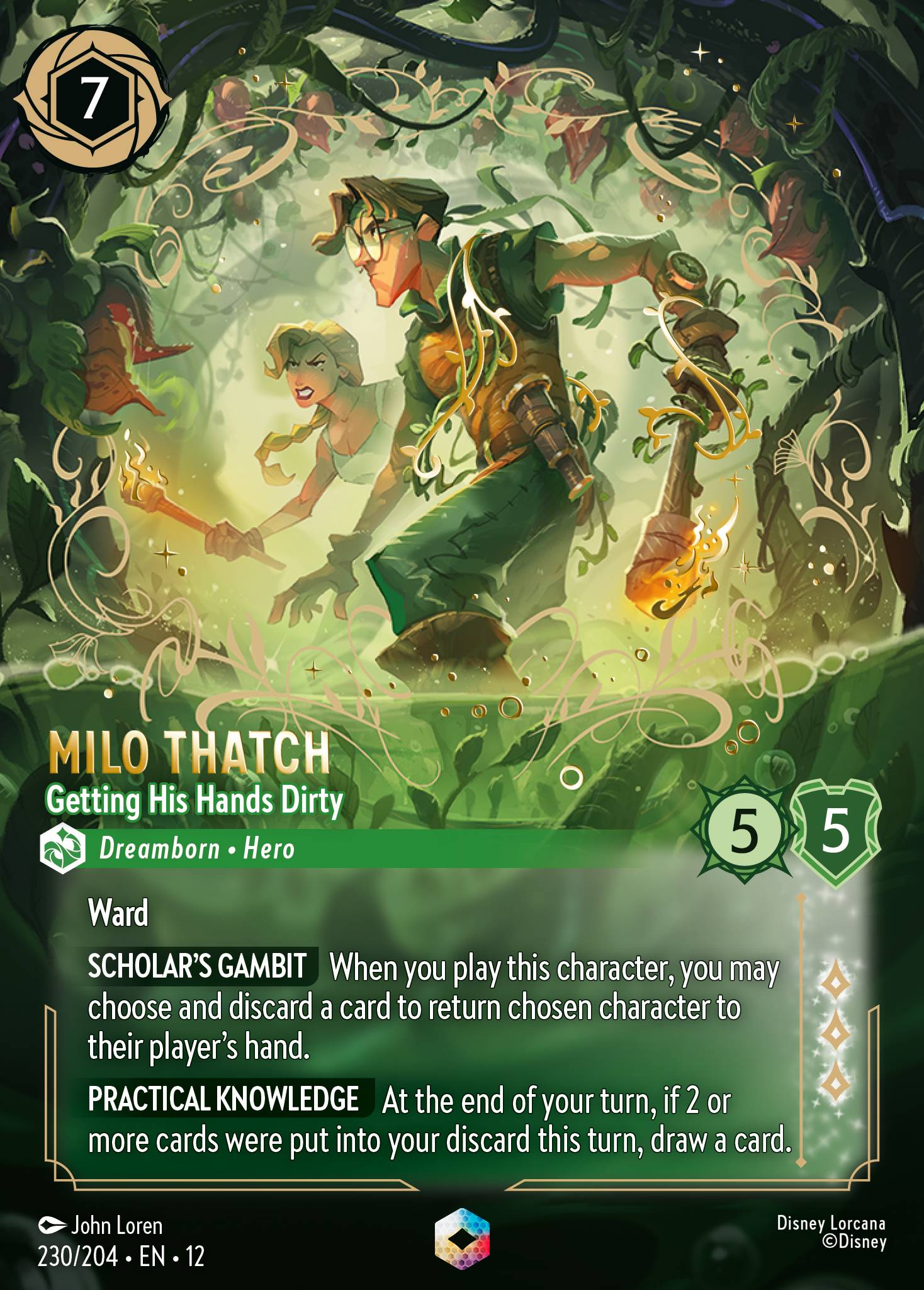 Milo Thatch - Getting His Hands Dirty (Enchanted) (English)