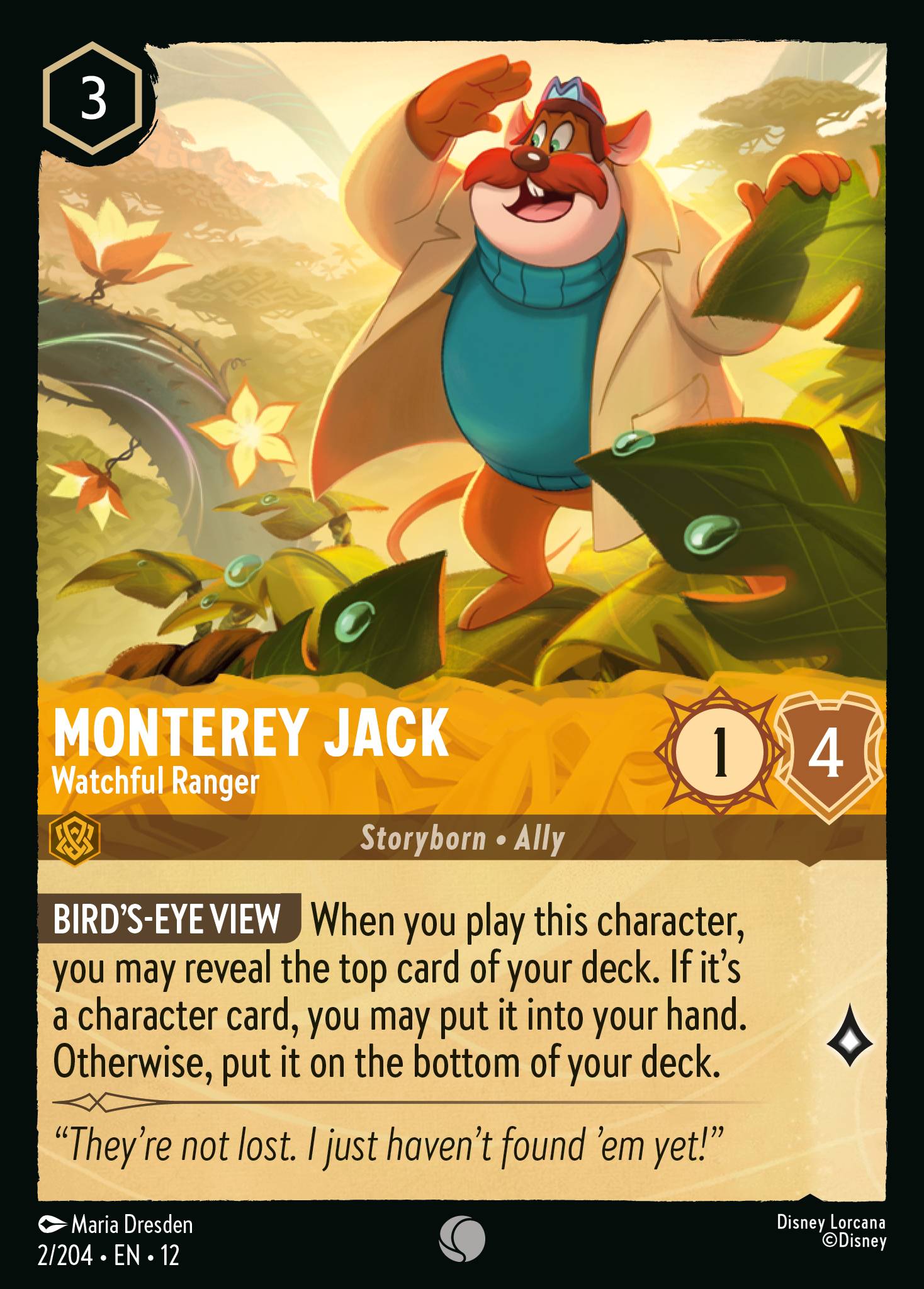 Monterey Jack - Watchful Ranger (English)
