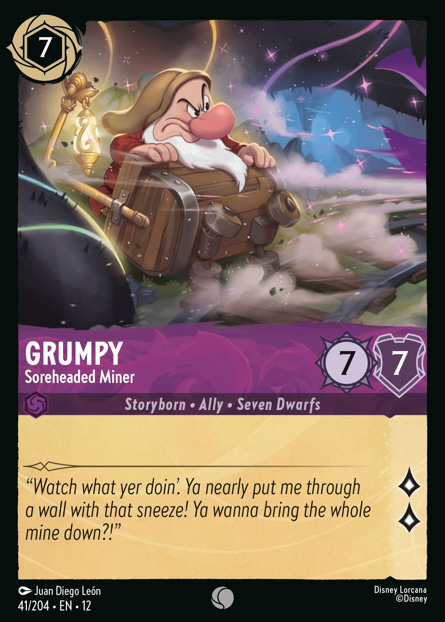 Grumpy - Soreheaded Miner (English)