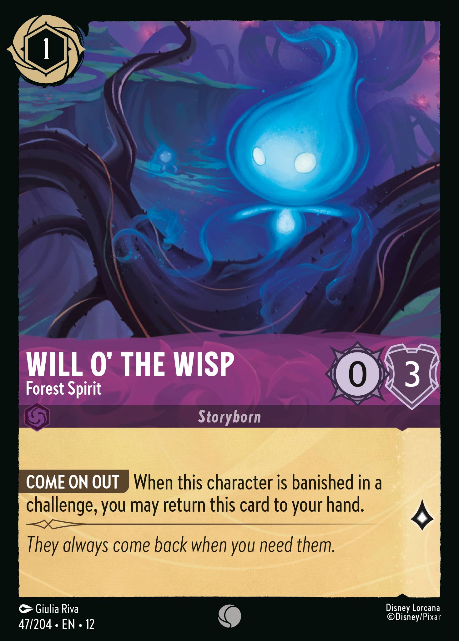 Will o' the Wisp - Forest Spirit (English)