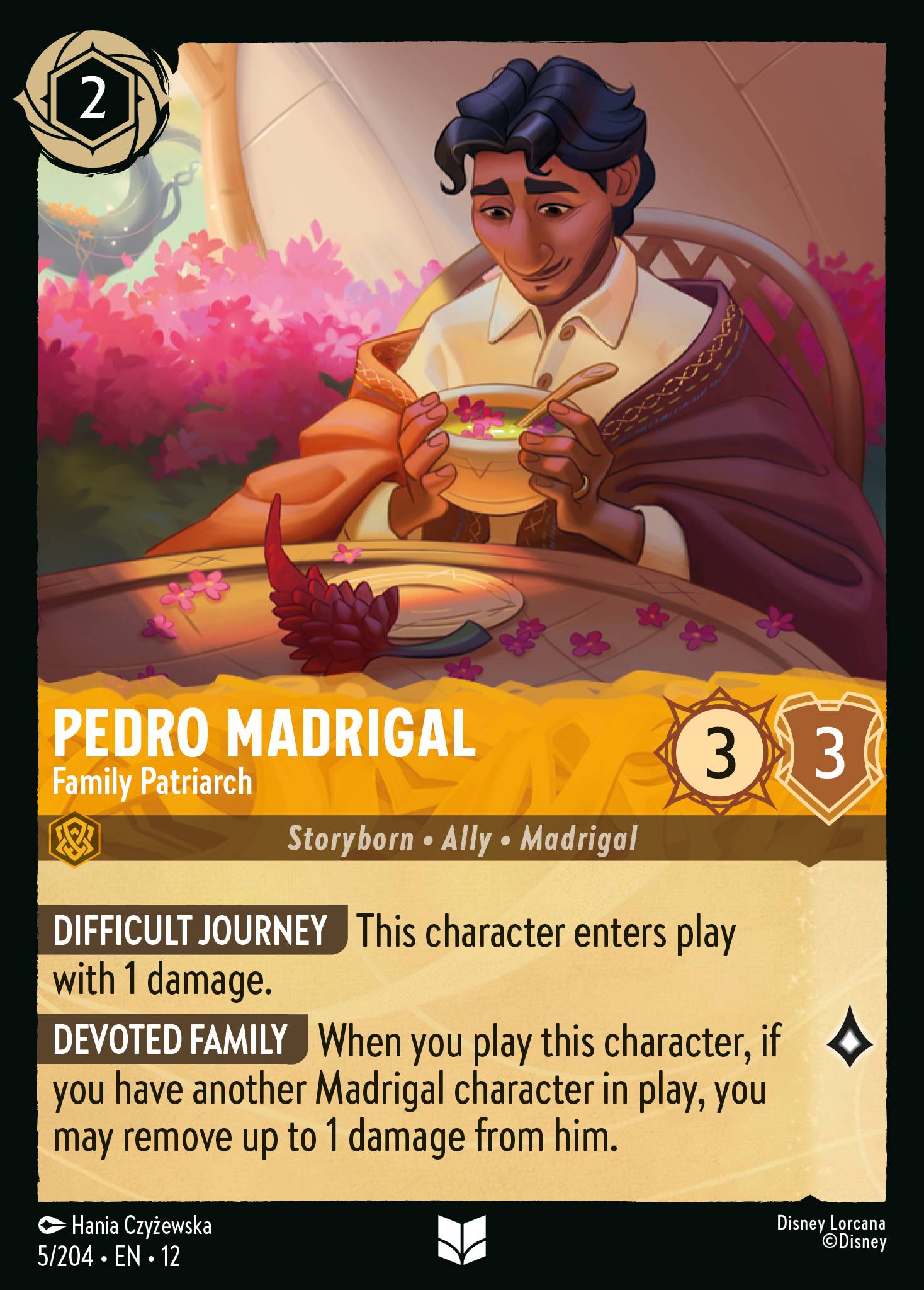 Pedro Madrigal - Family Patriarch (English)