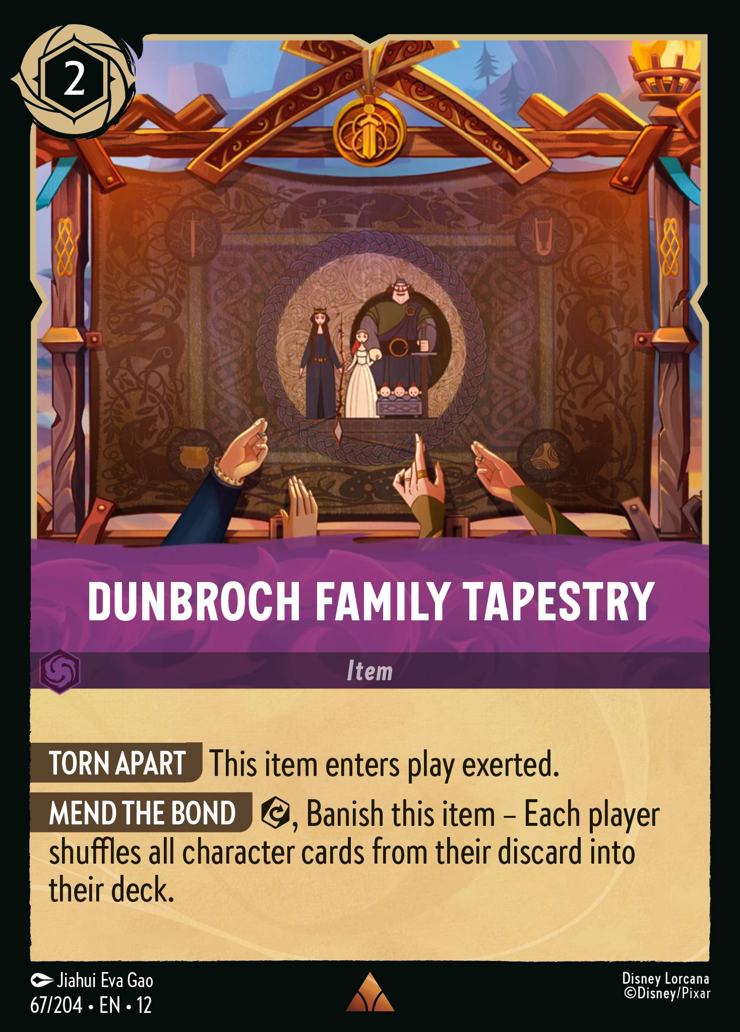 DunBroch Family Tapestry (English)