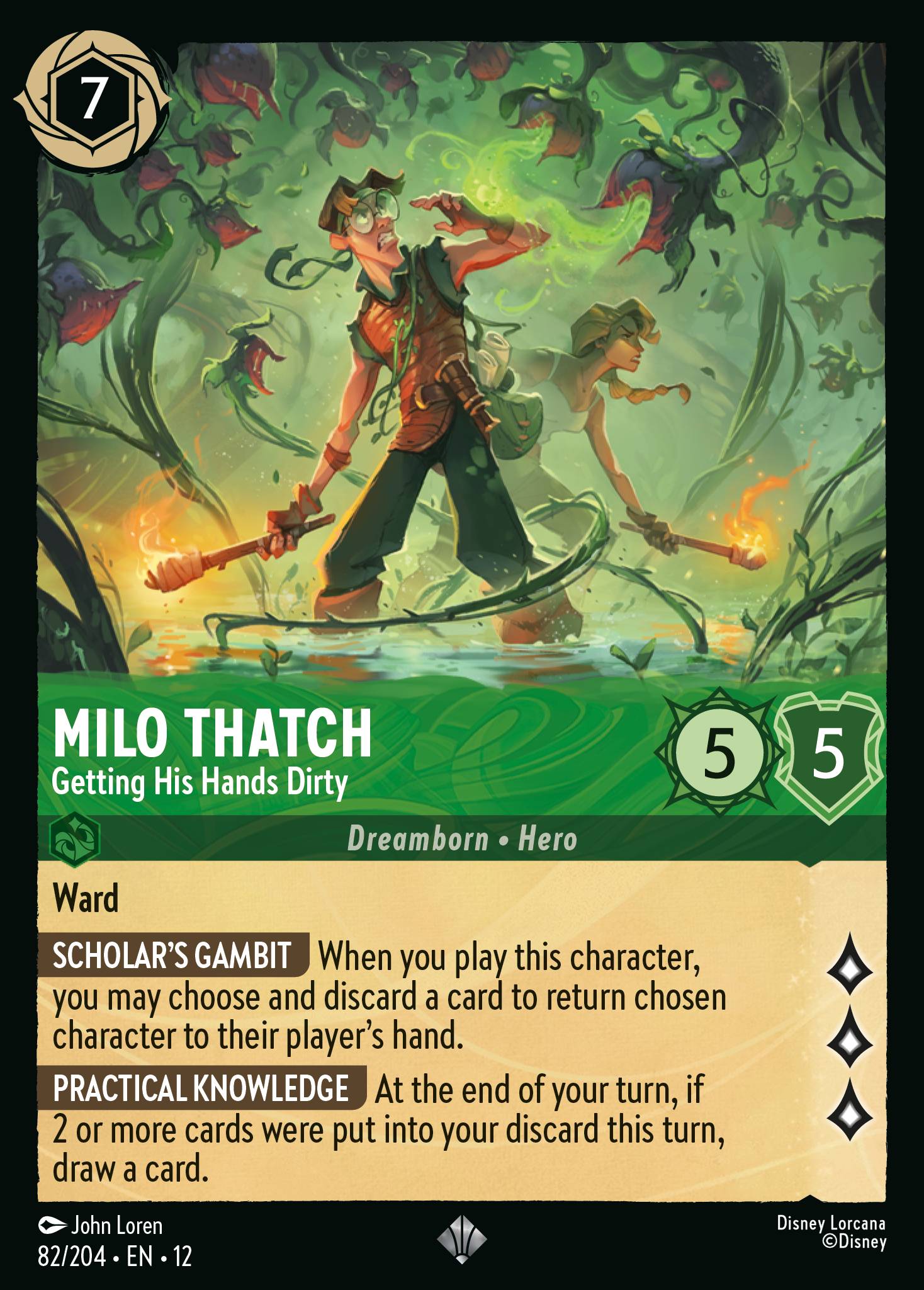 Milo Thatch - Getting His Hands Dirty (English)