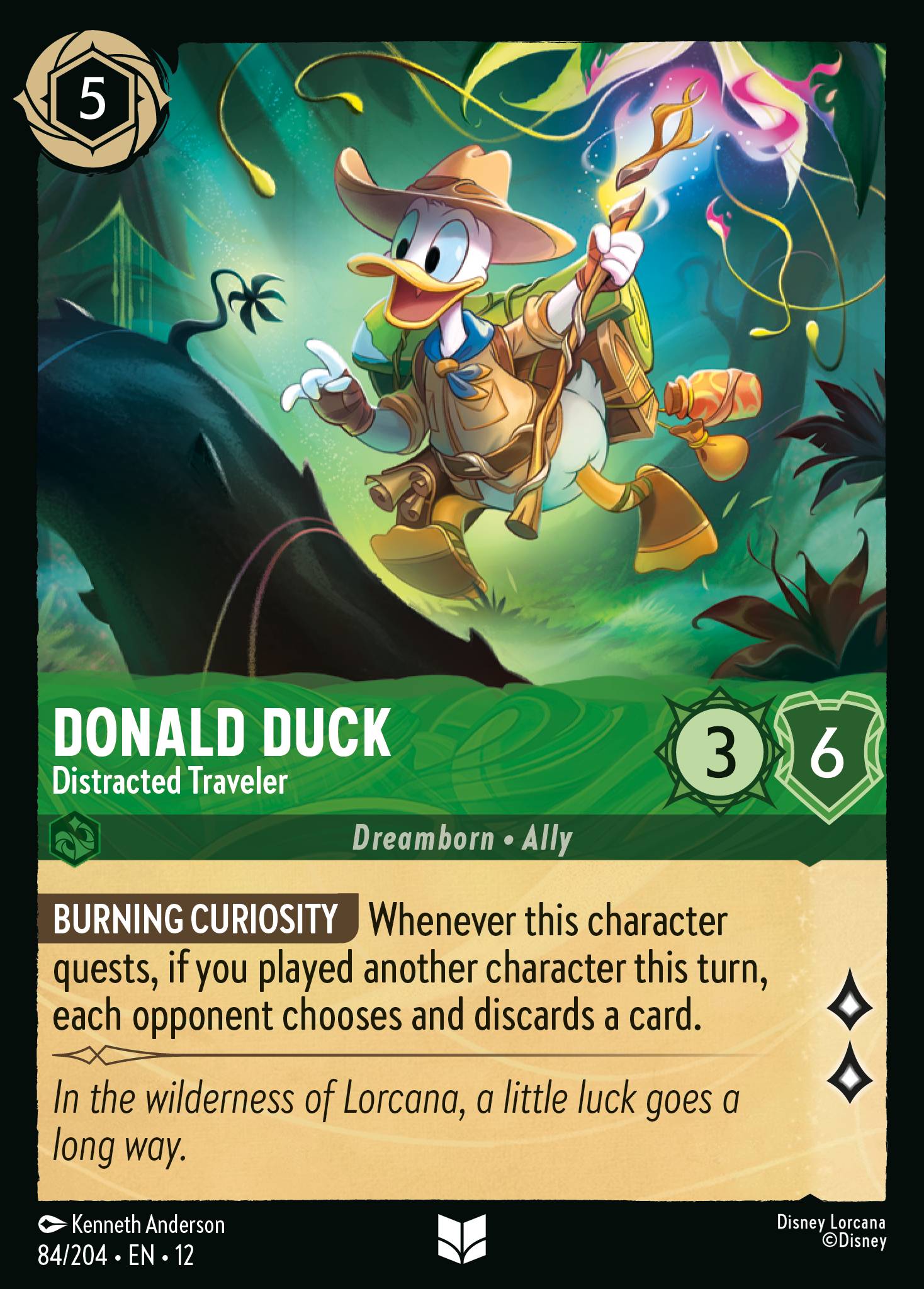 Donald Duck - Distracted Traveler (English)