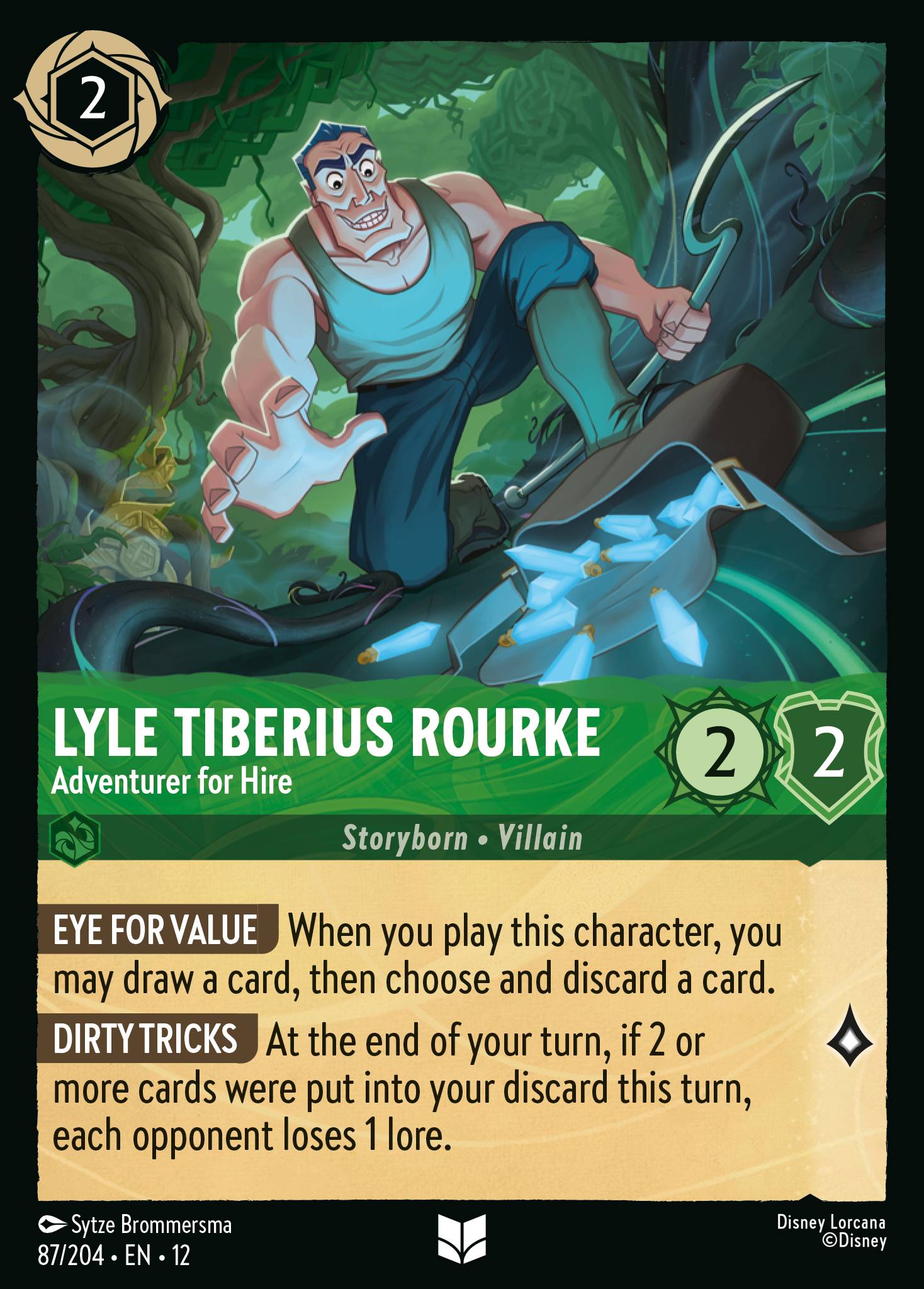 Lyle Tiberius Rourke - Adventurer for Hire (English)
