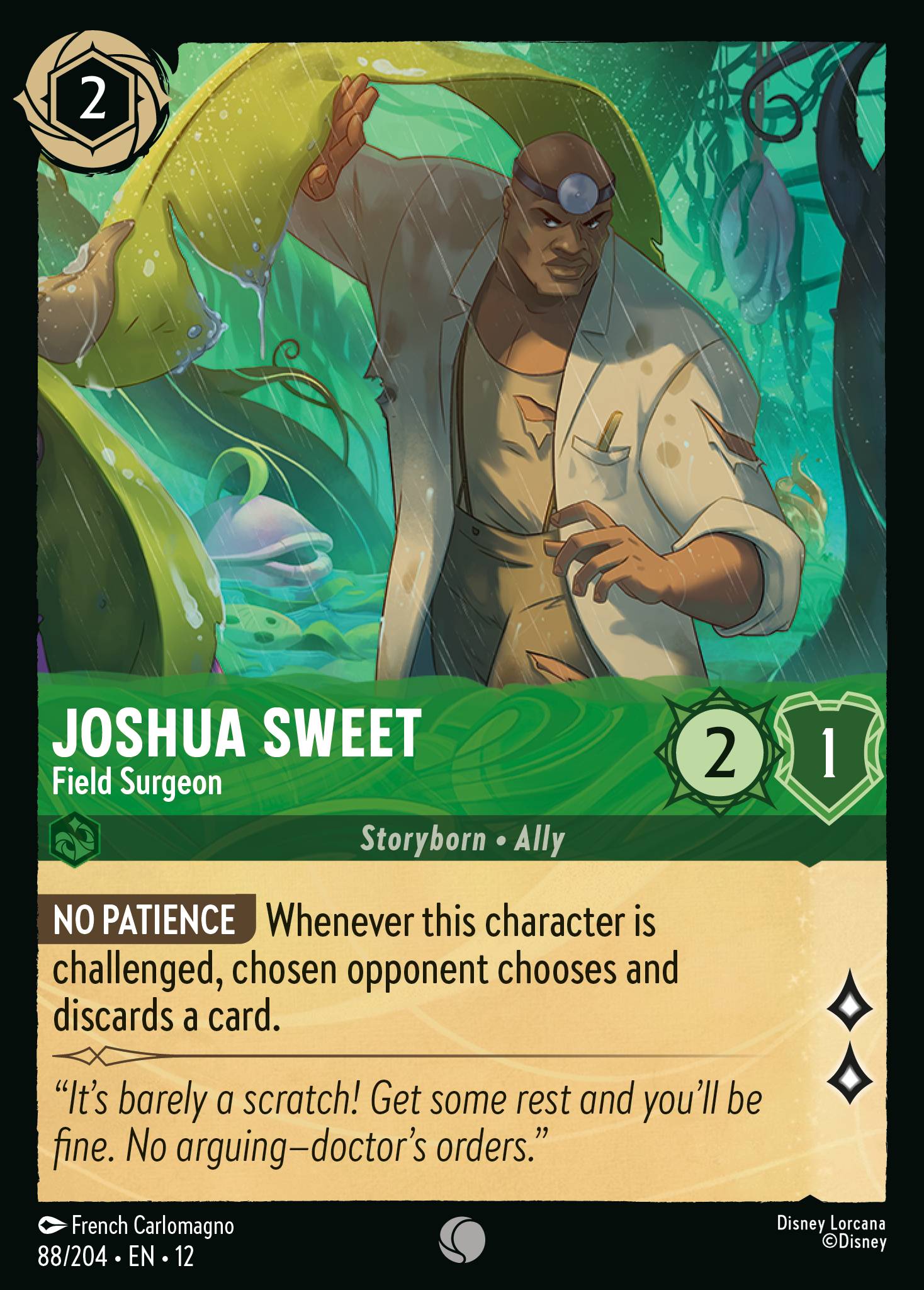 Joshua Sweet - Field Surgeon (English)