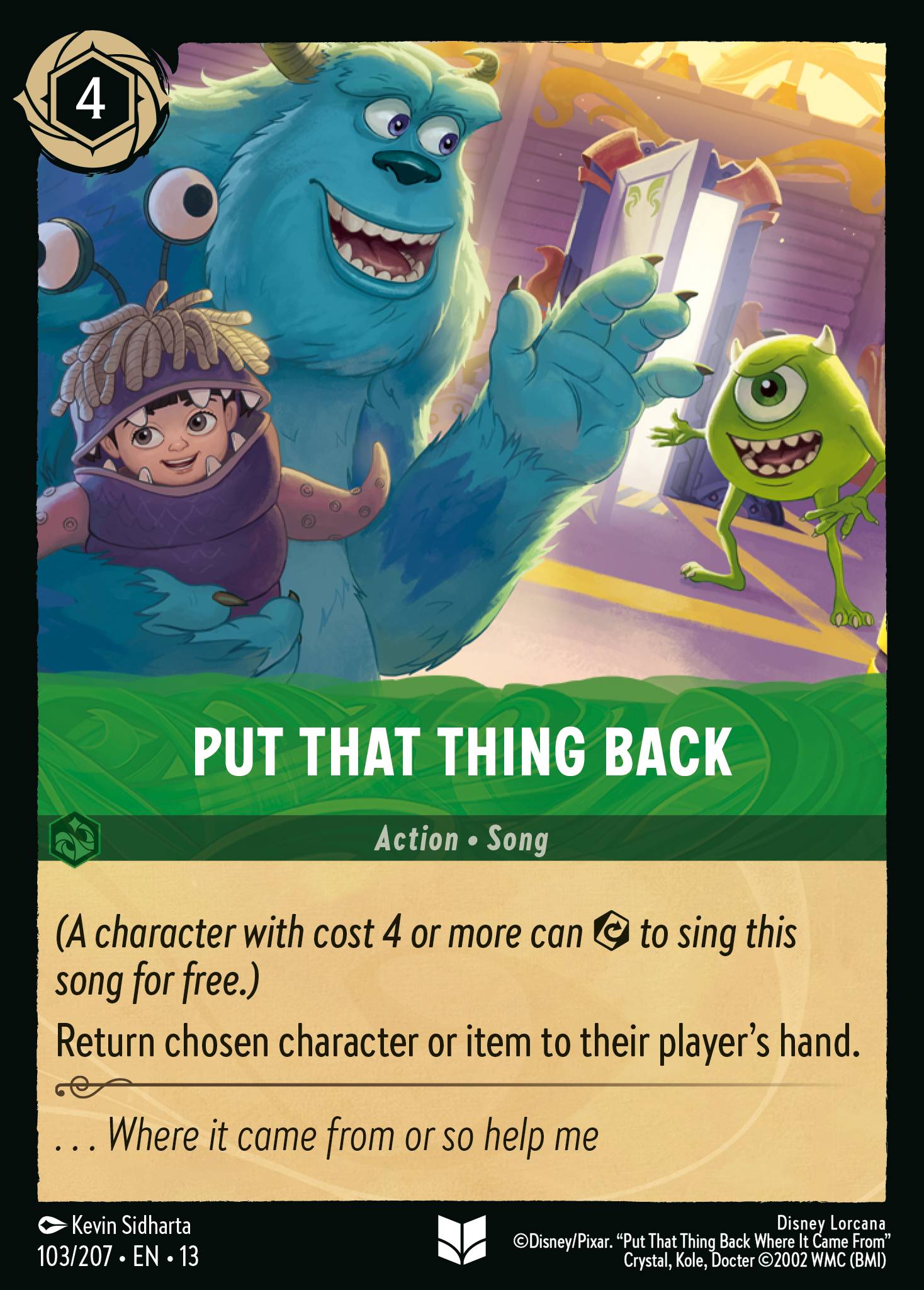 Put That Thing Back (English)