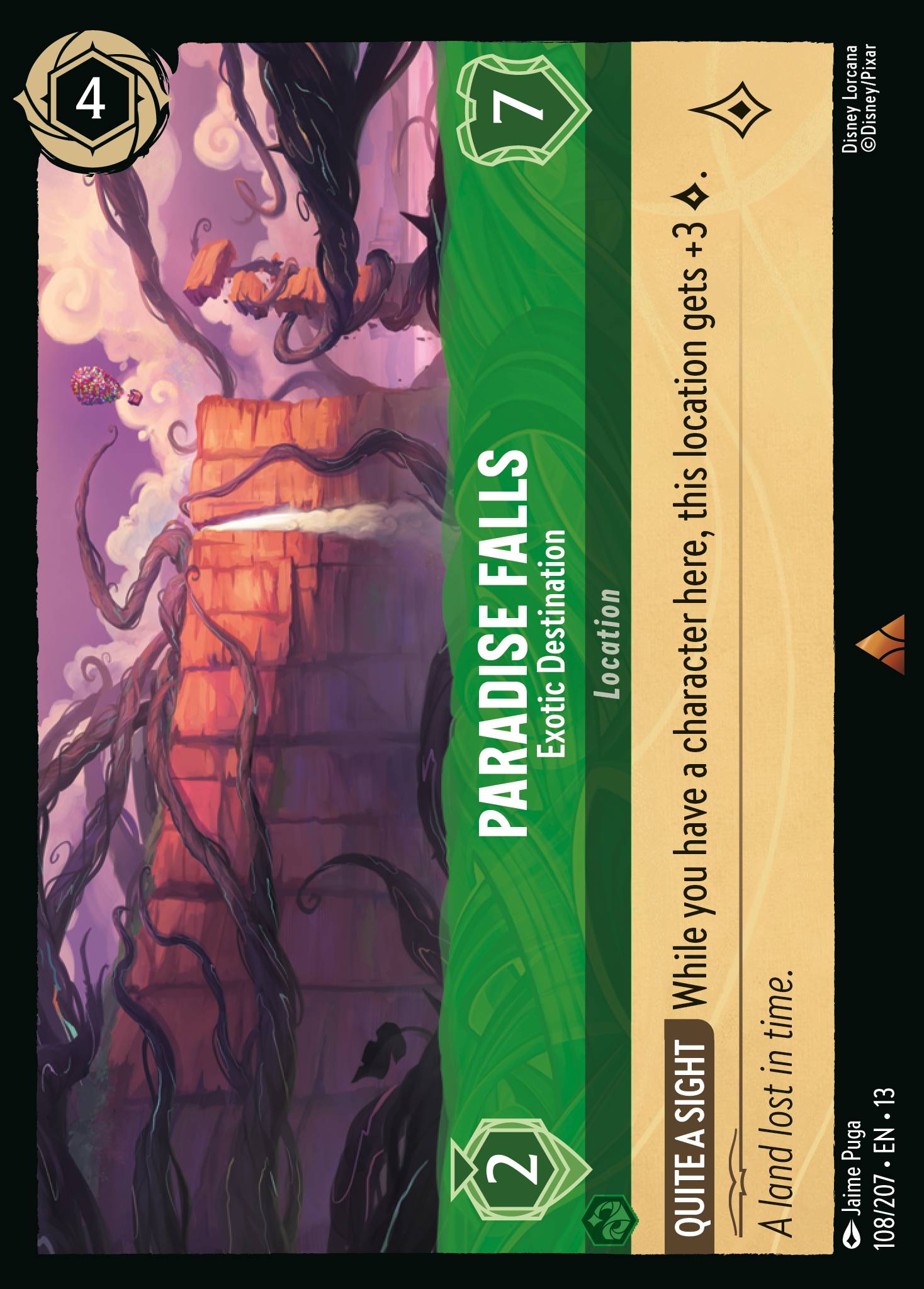 Paradise Falls - Exotic Destination (English)