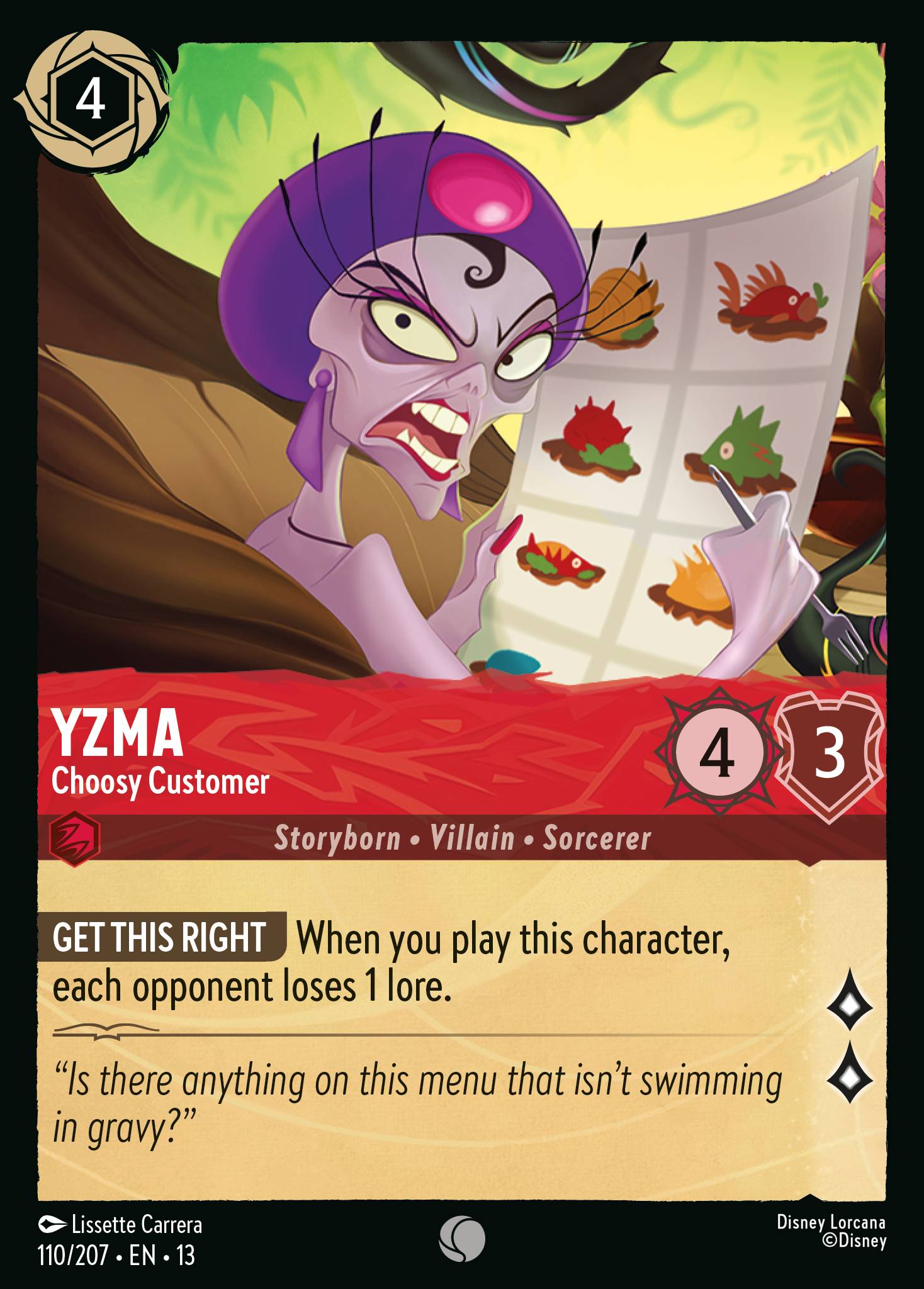 Yzma - Choosy Customer (English)