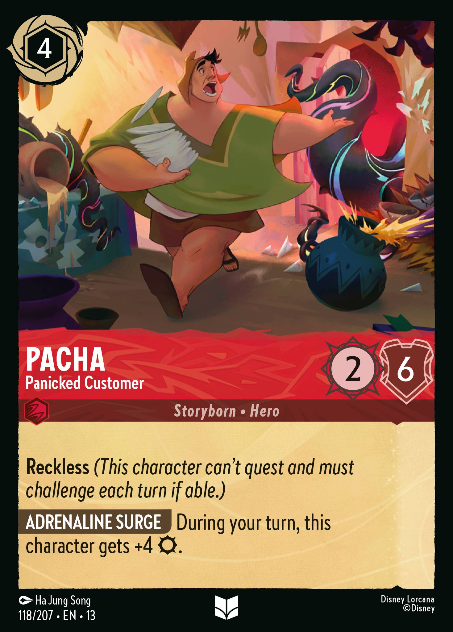 Pacha - Panicked Customer (English)