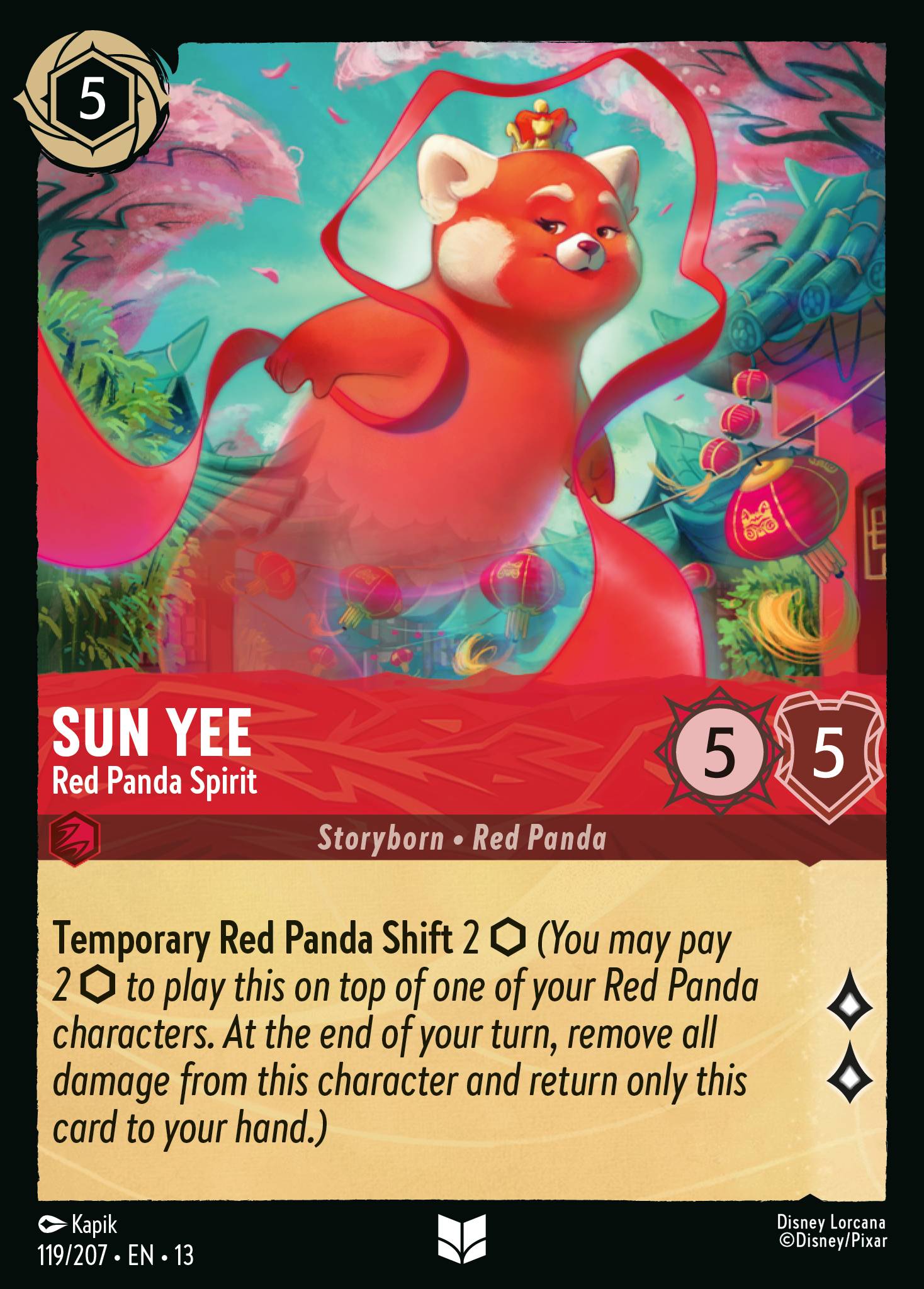 Sun Yee - Red Panda Spirit (English)