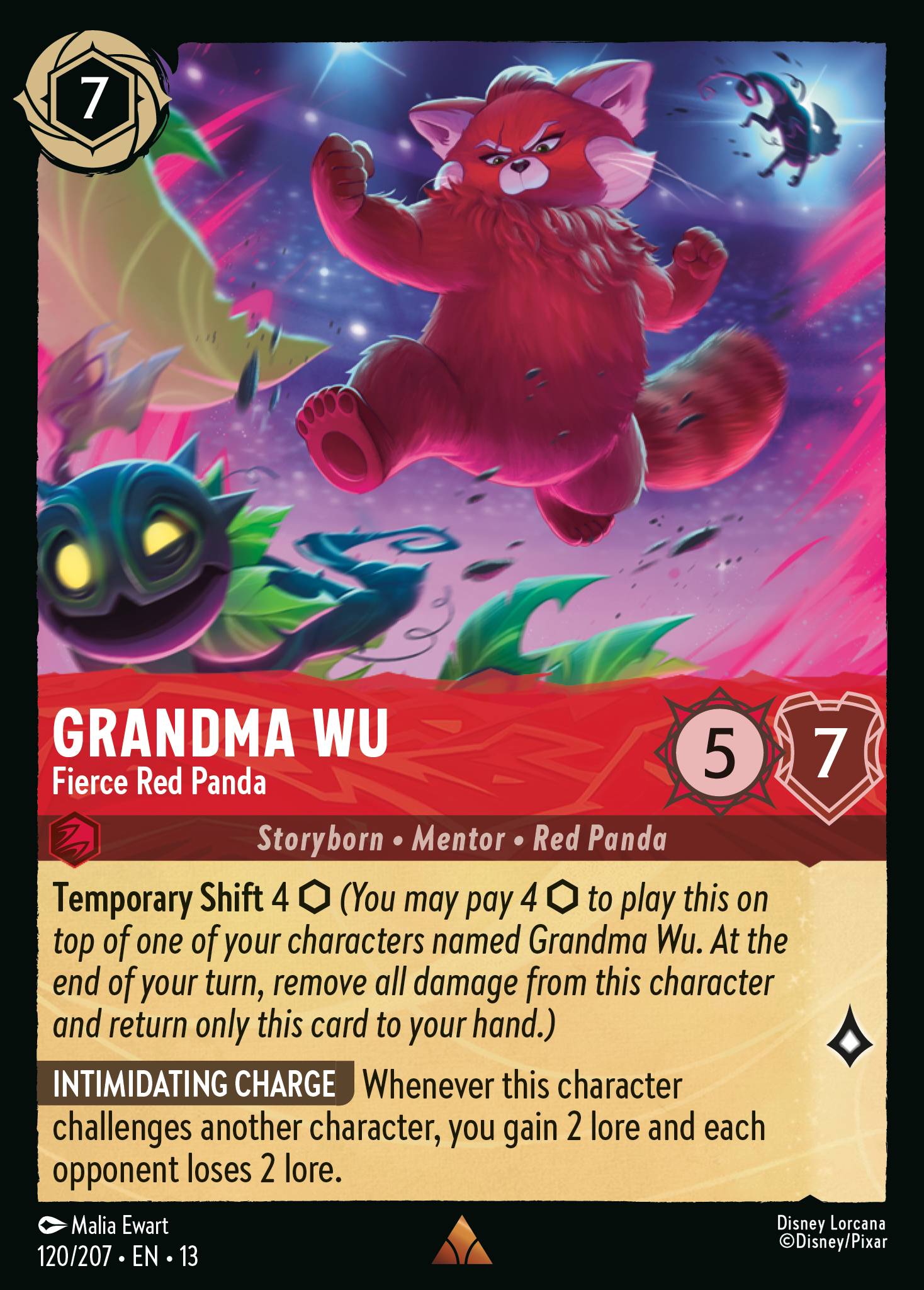 Grandma Wu - Fierce Red Panda (English)