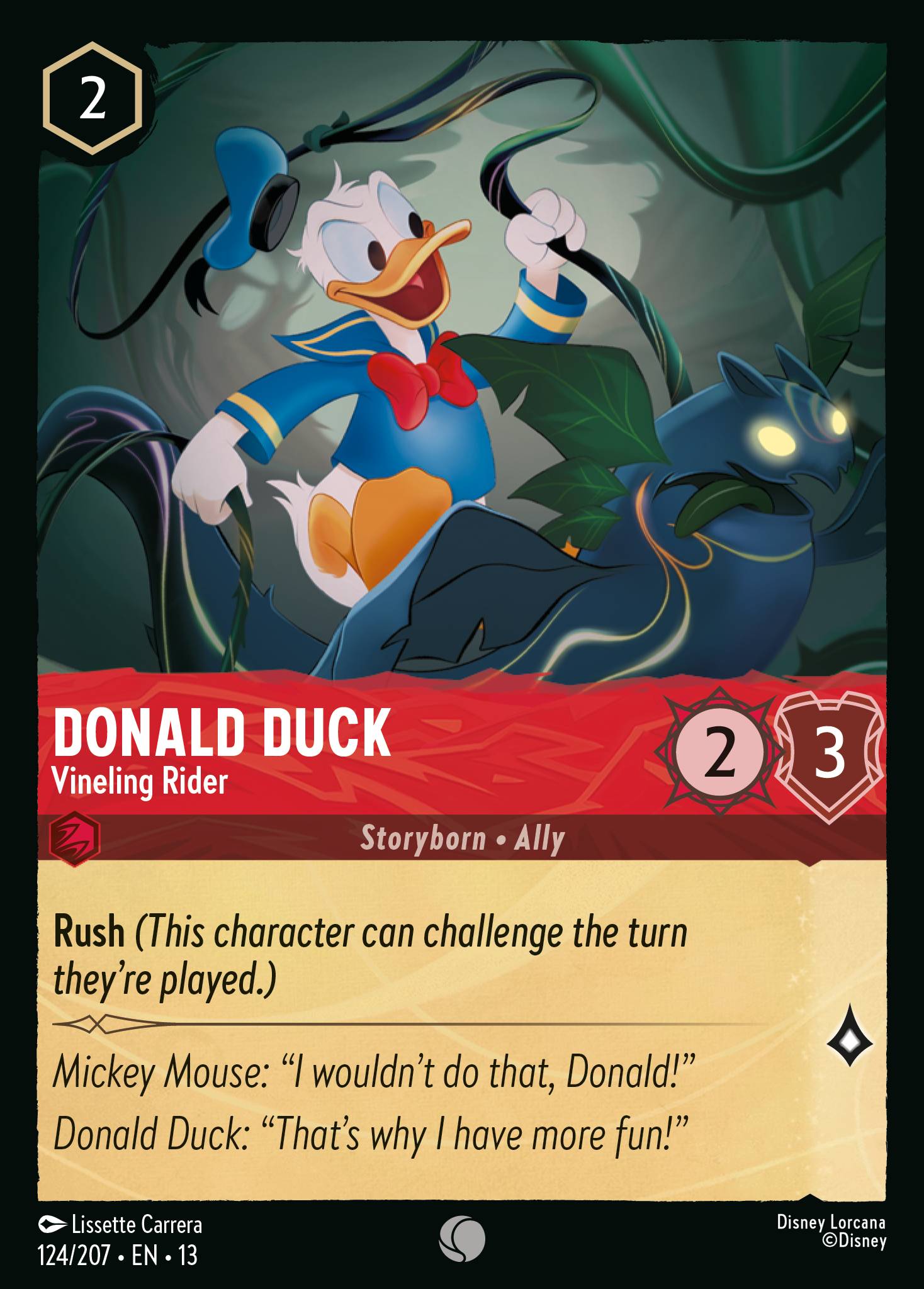 Donald Duck - Vineling Rider (English)