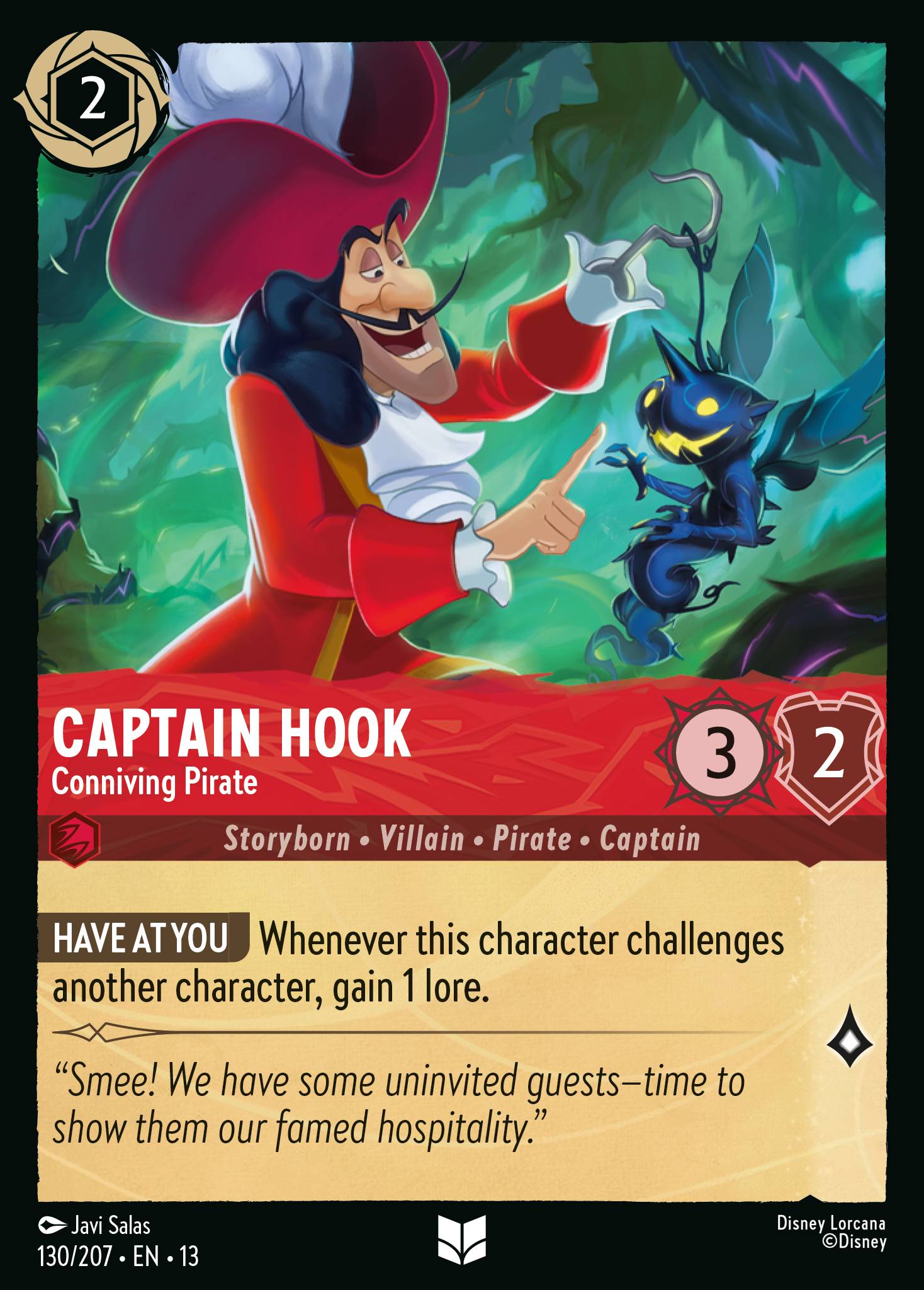Captain Hook - Conniving Pirate (English)