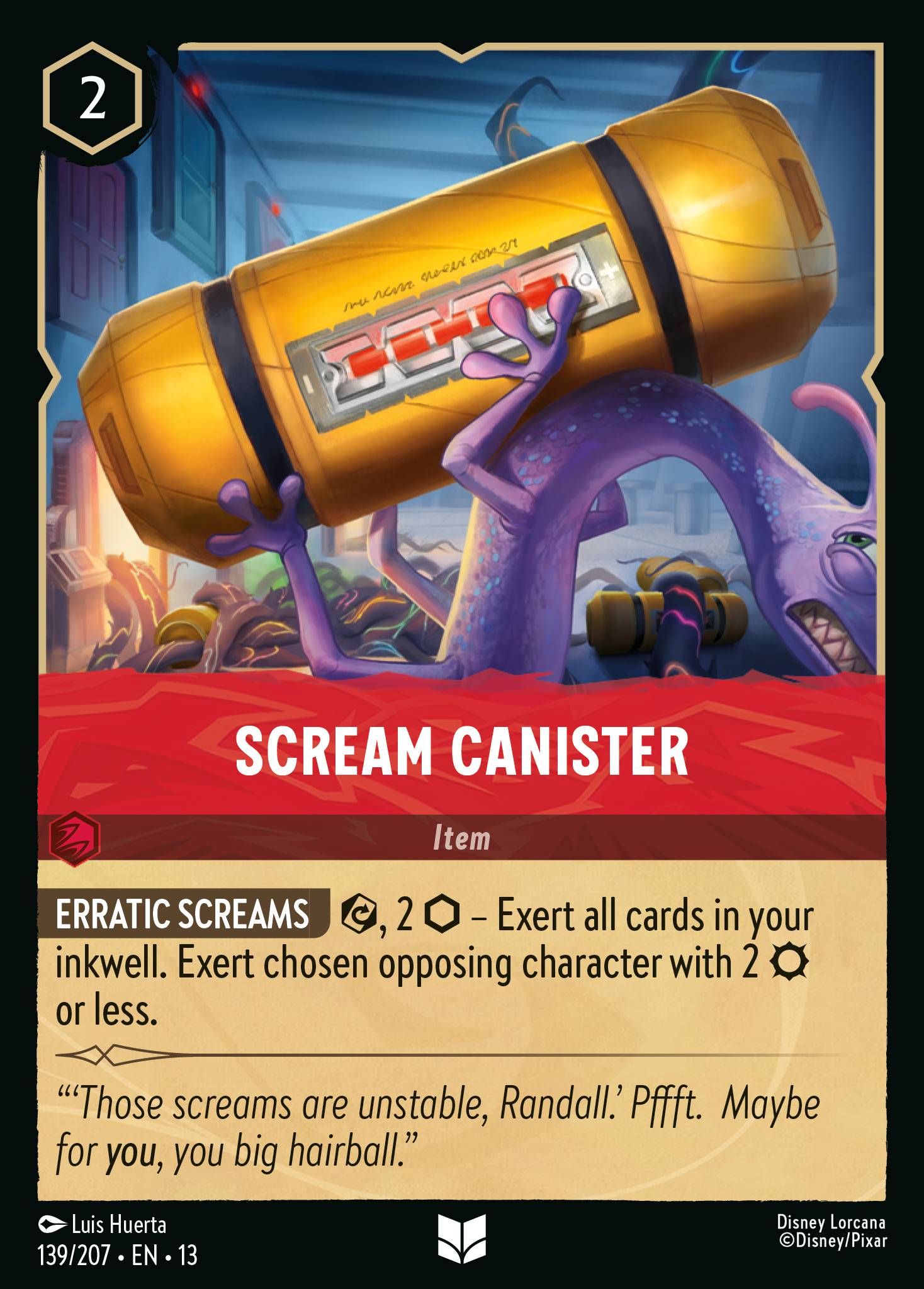 Scream Canister (English)
