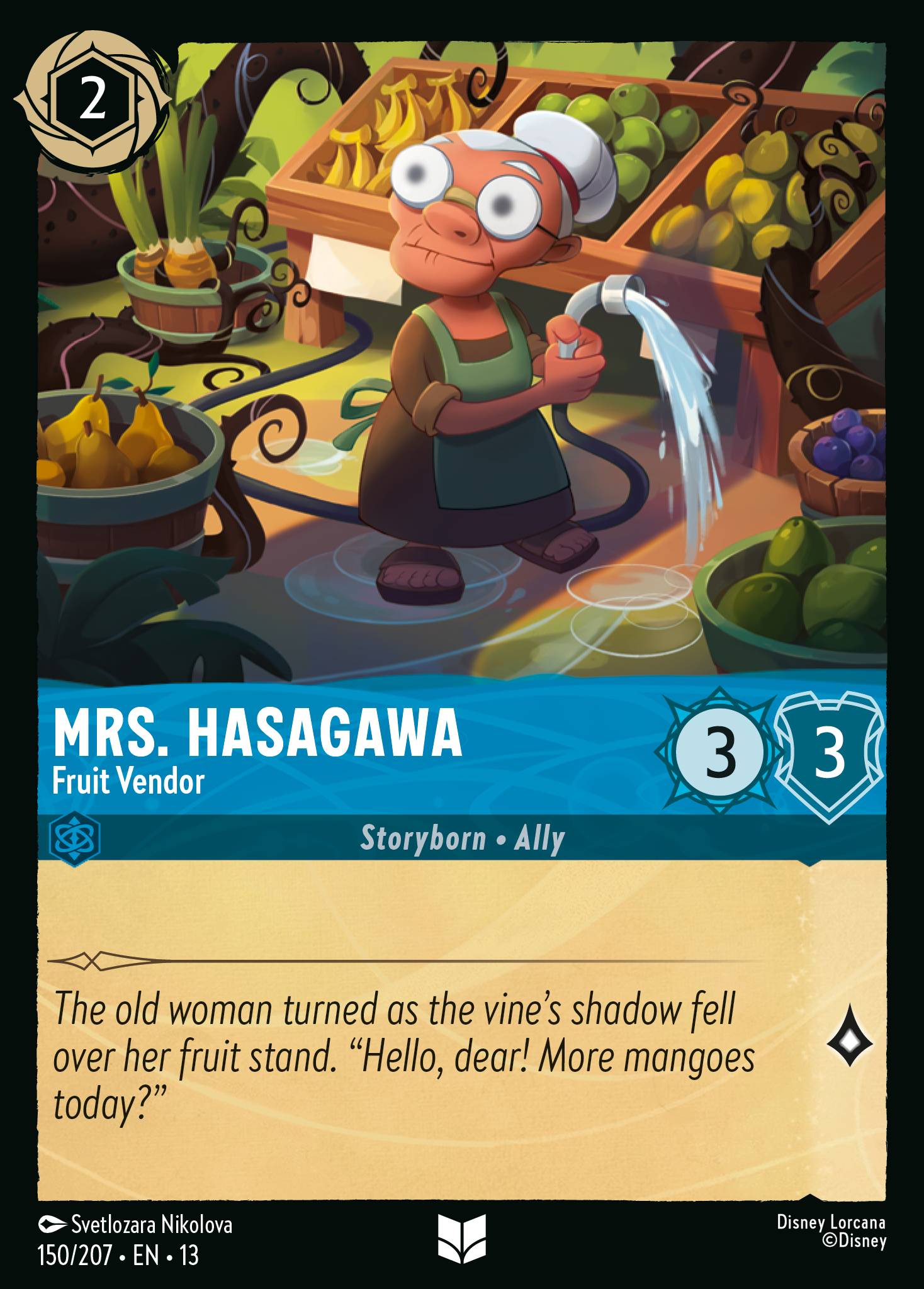 Mrs. Hasagawa - Fruit Vendor (English)