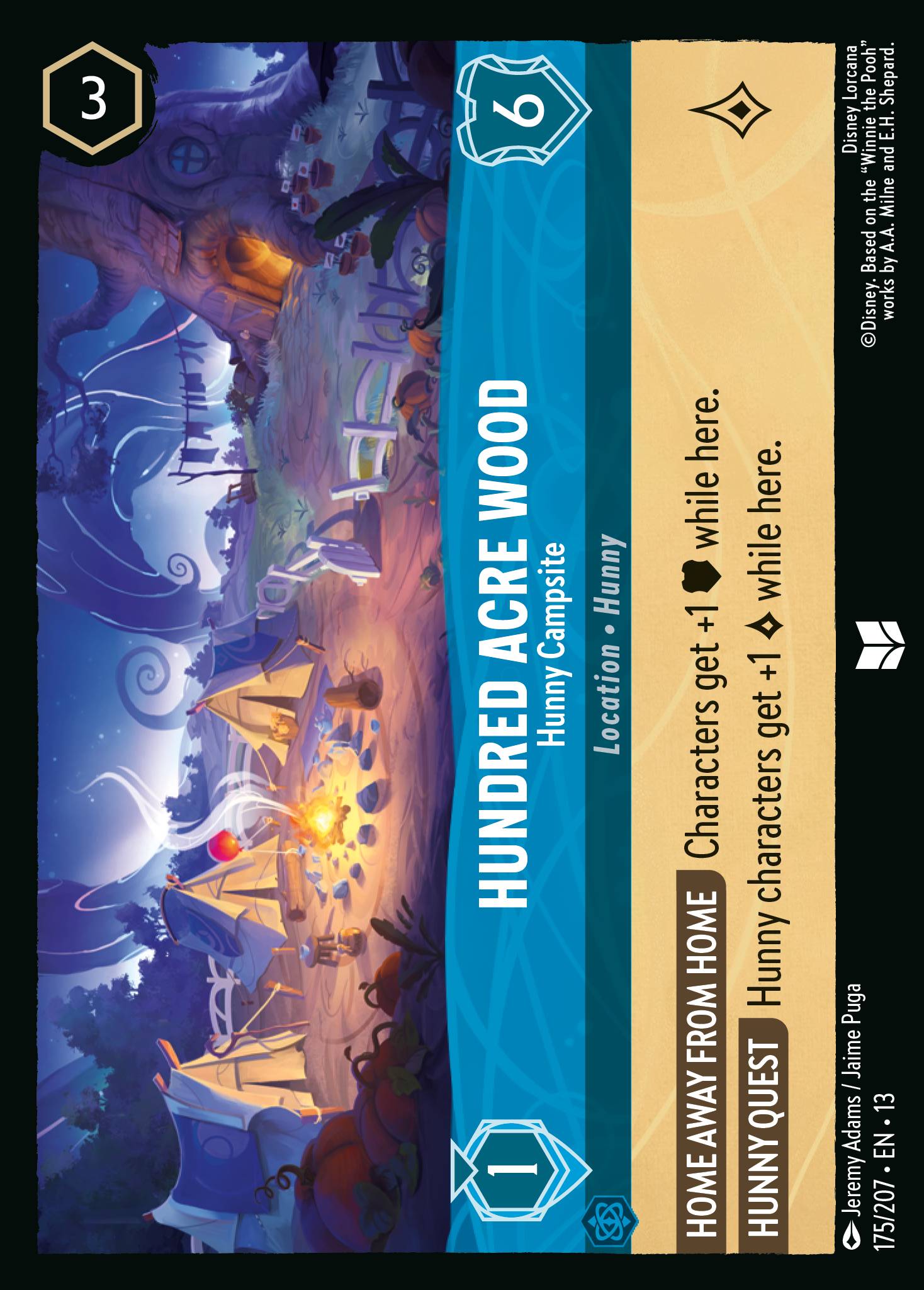 Hundred Acre Wood - Hunny Campsite (English)