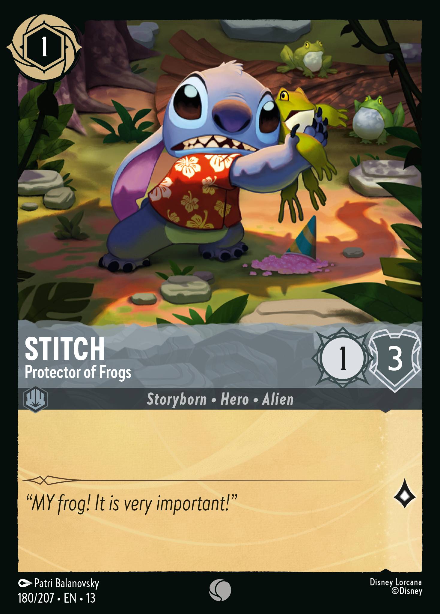 Stitch - Protector of Frogs (English)