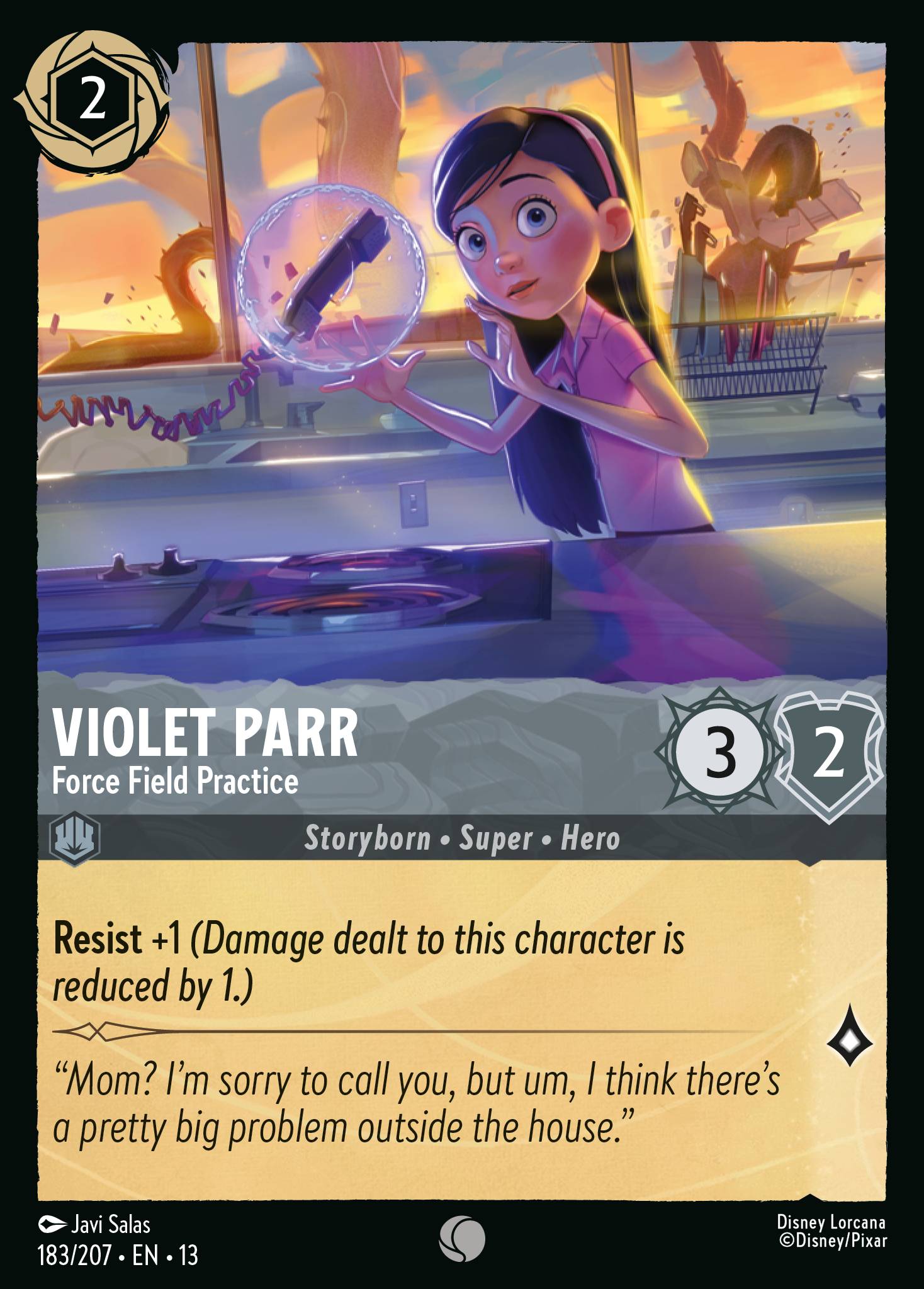 Violet Parr - Force Field Practice (English)