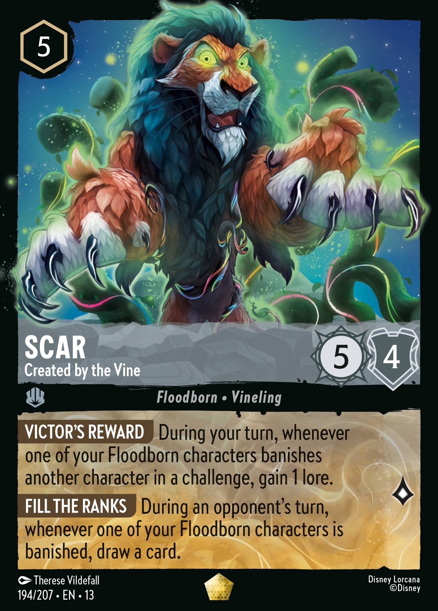 Scar - Created by the Vine (Legendary) (English)