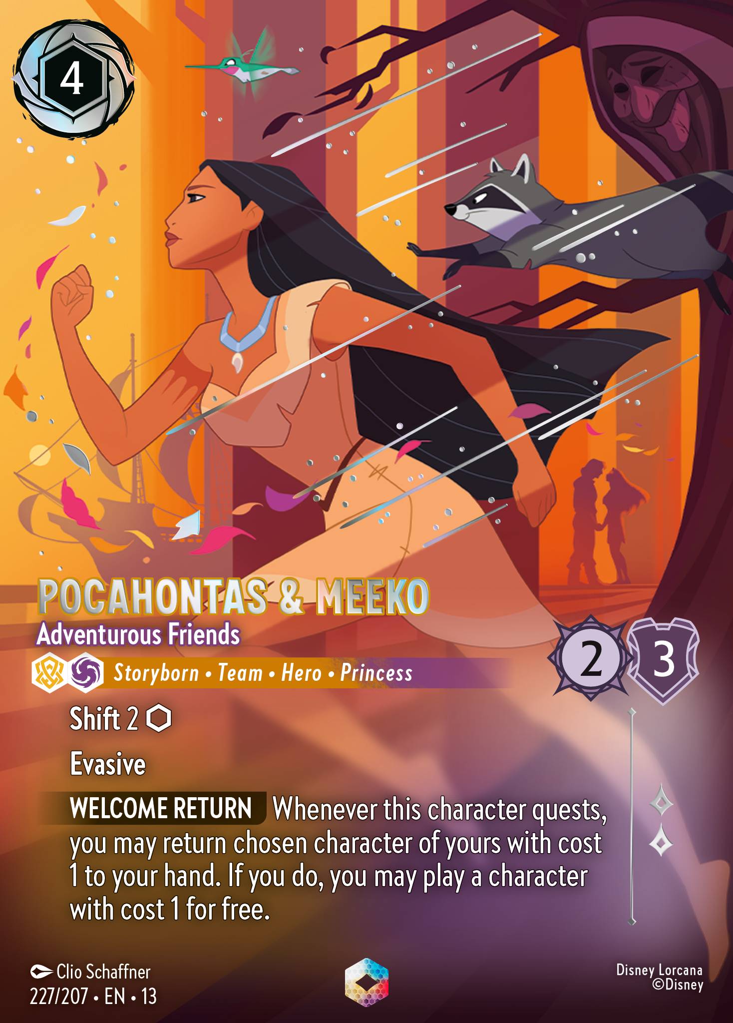 Pocahontas & Meeko - Adventurous Friends (Enchanted) (English)