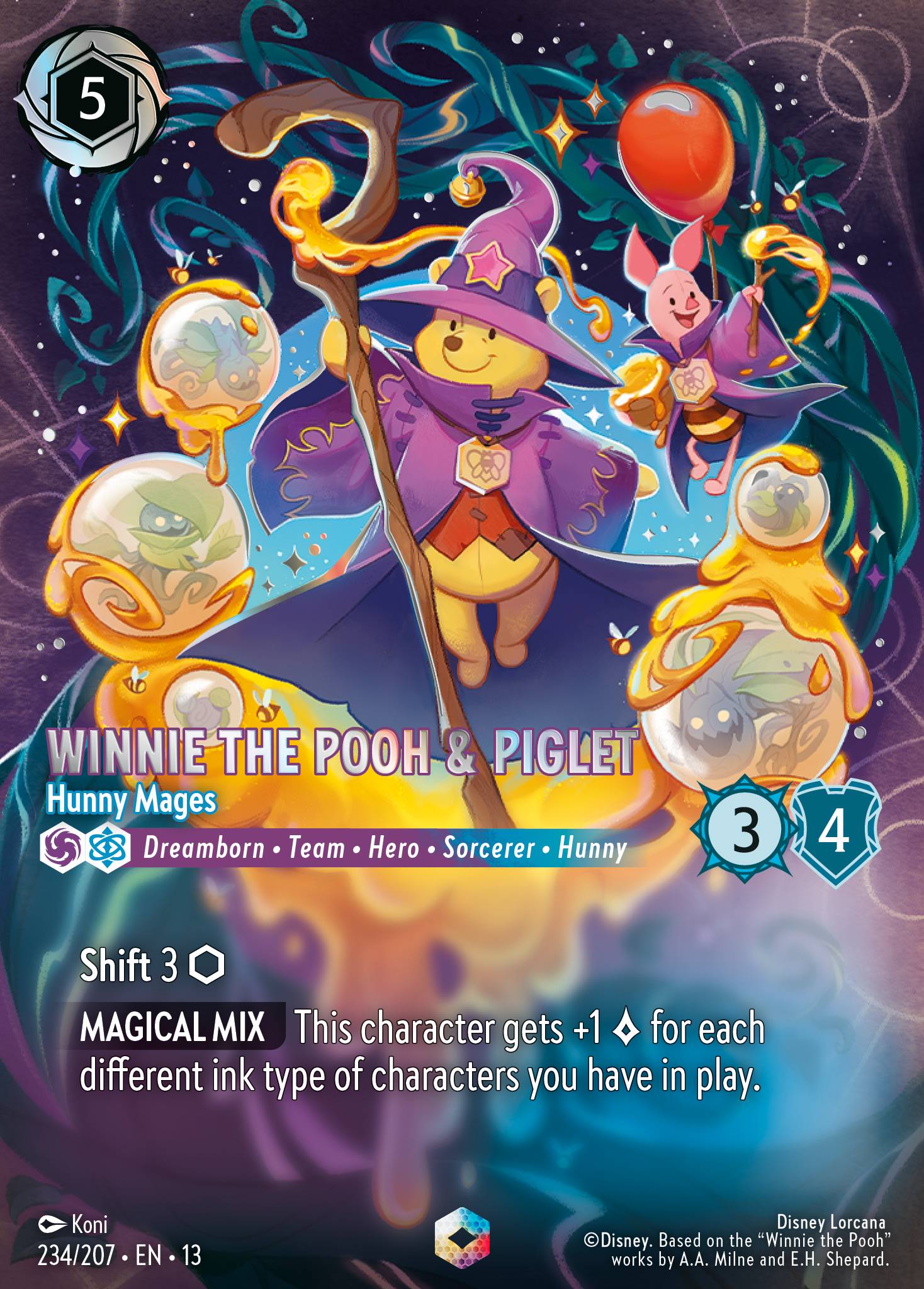 Winnie the Pooh & Piglet - Hunny Mages (Enchanted) (English)