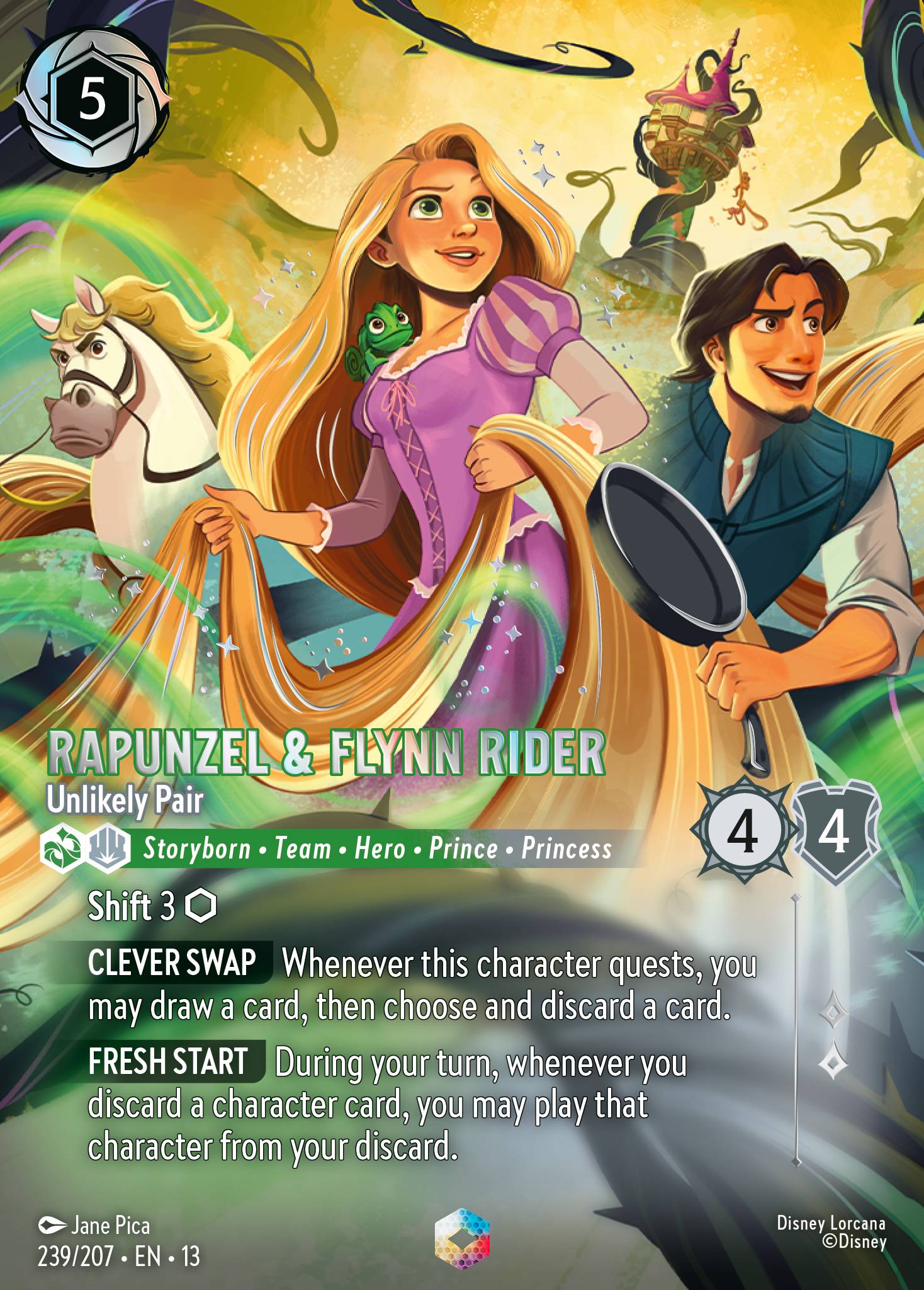 Rapunzel & Flynn Rider - Unlikely Pair (Enchanted) (English)