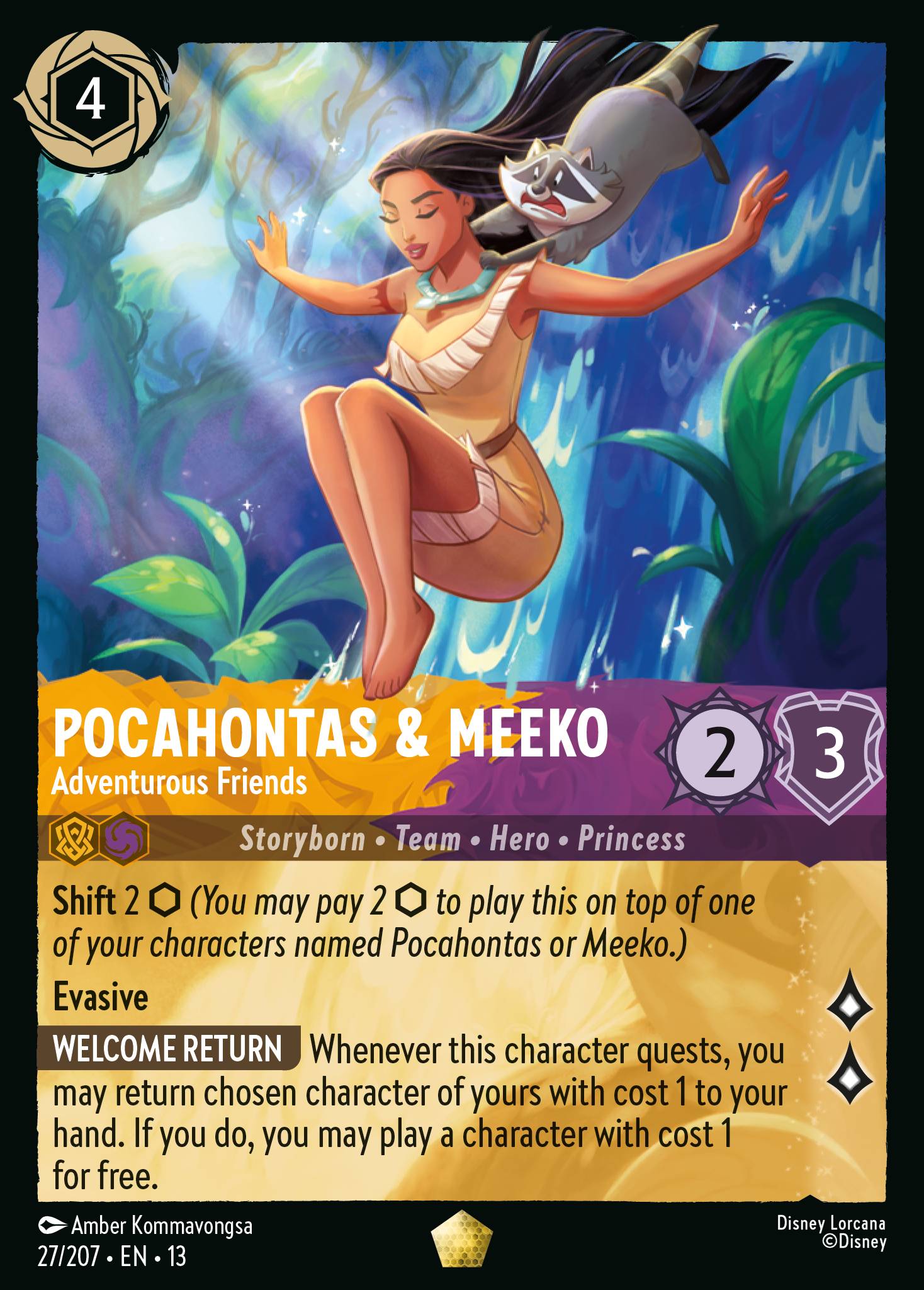 Pocahontas & Meeko - Adventurous Friends (Legendary) (English)